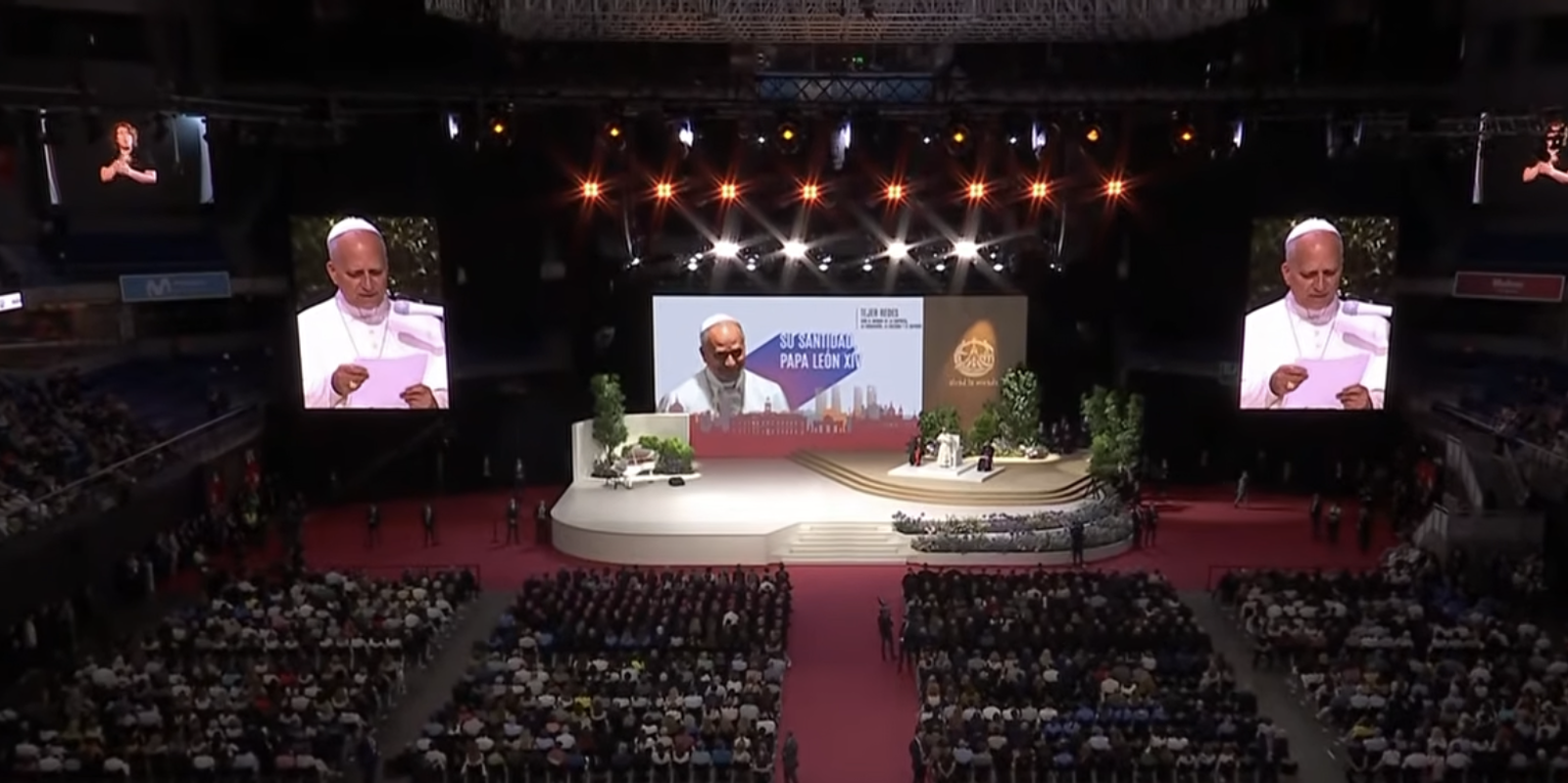 El Papa, en el Movistar Arena