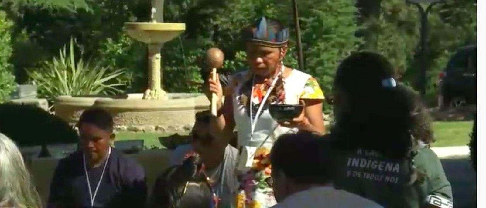 Oración en los Jardines Vaticanos