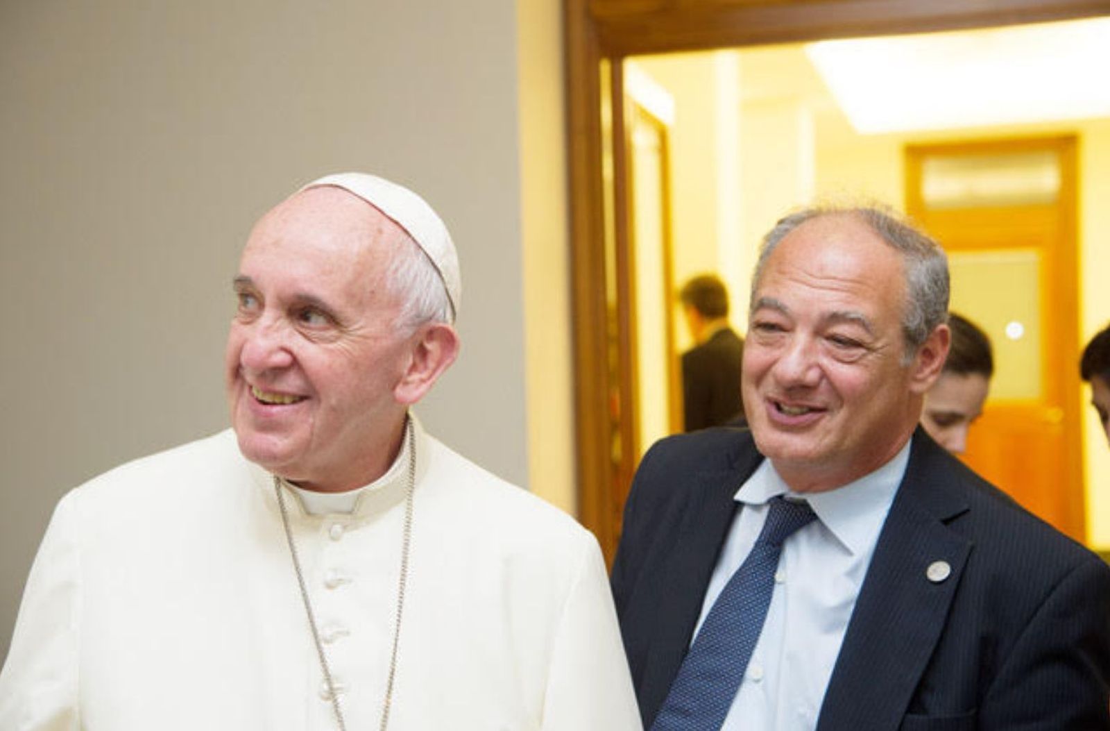 El Papa y José María del Corral