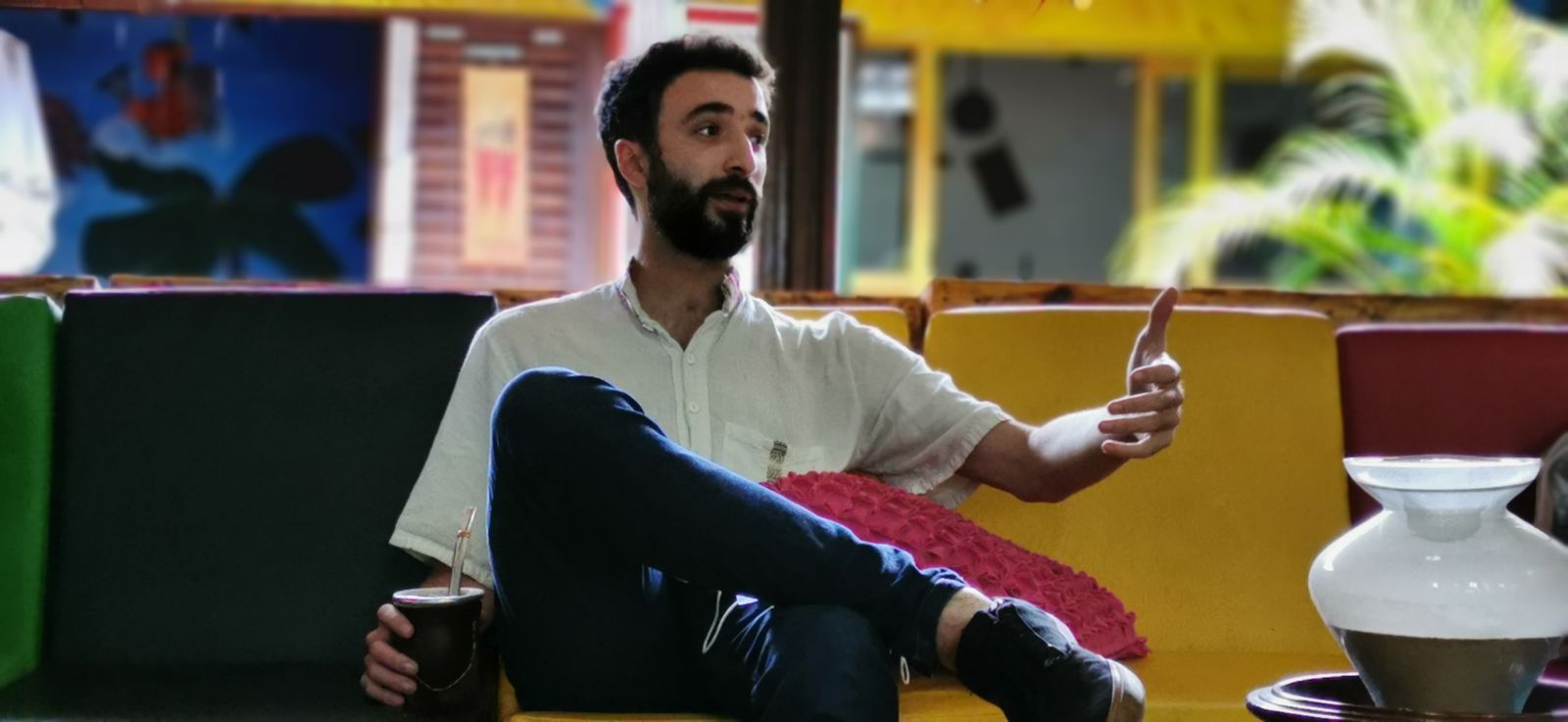 El artista argentino Cristian Camargo