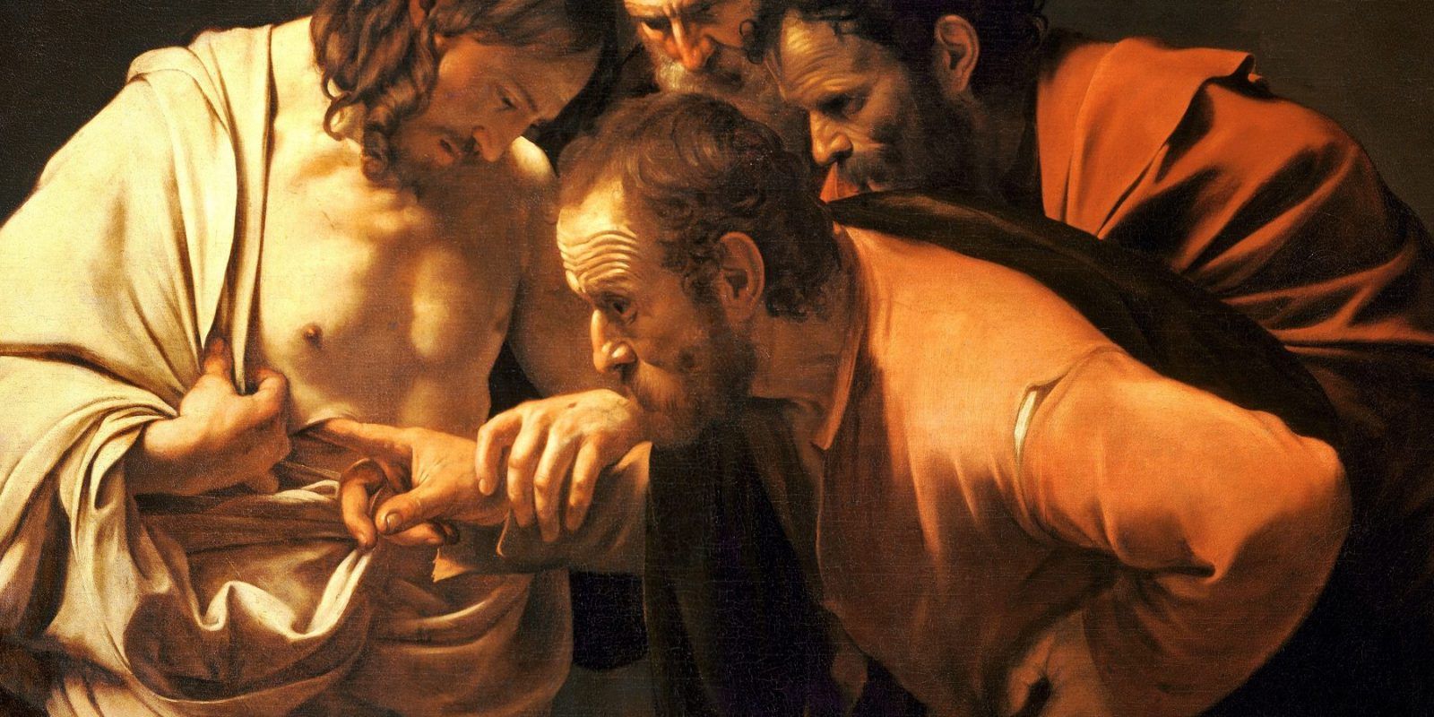 La incredulidad de Santo Tomás. Caravaggio
