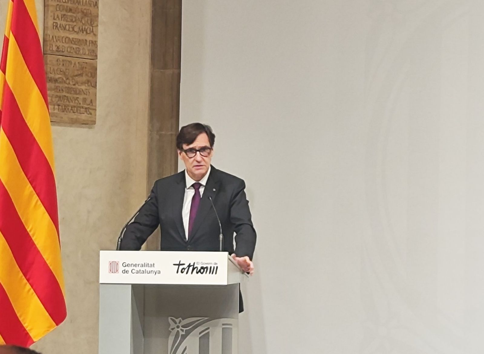 Illa, durante el acto