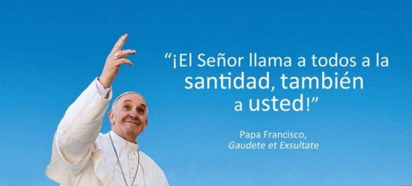 El Papa  y los Santos