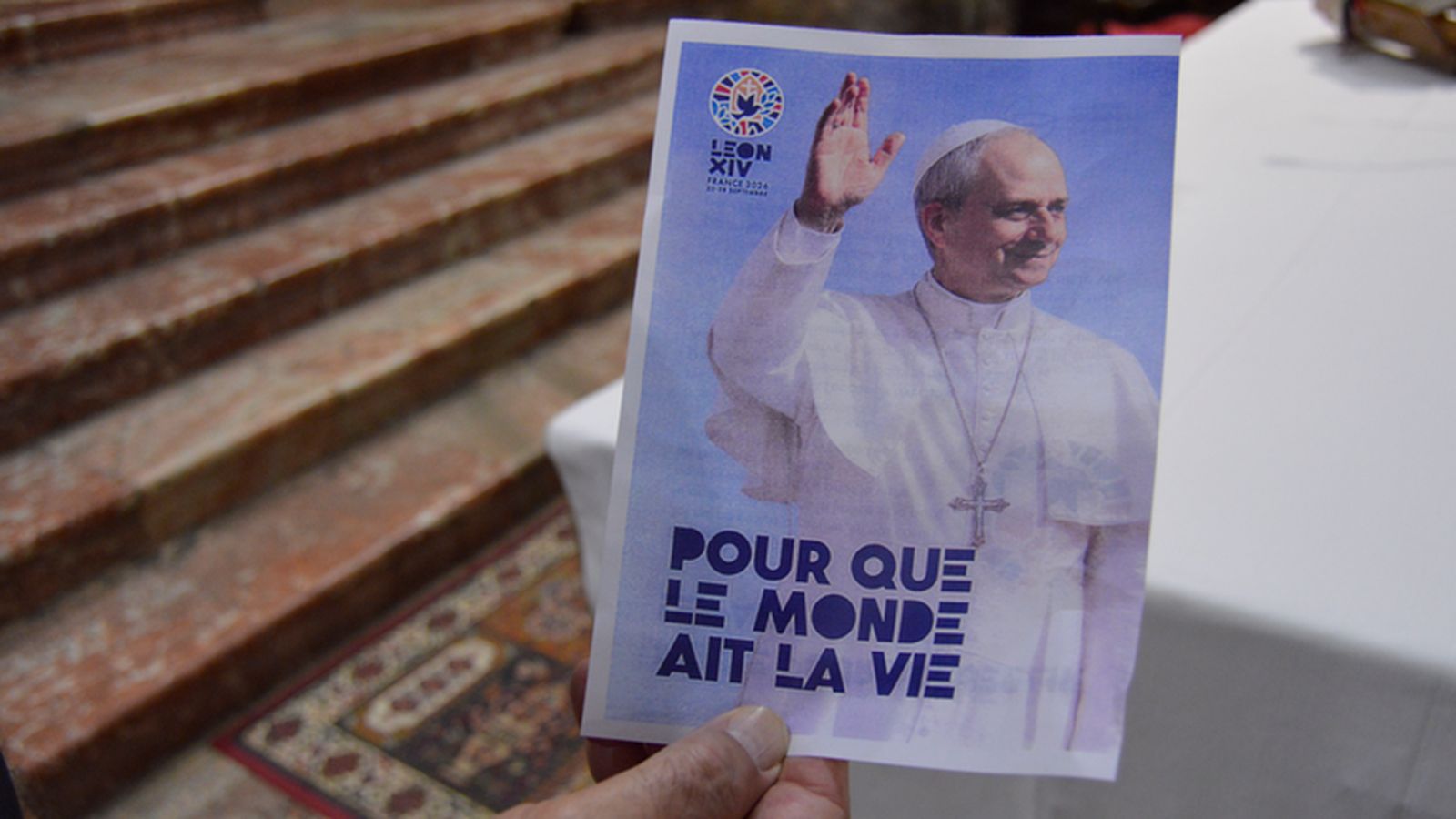 Preparativos para la visita de León XIV a Francia.