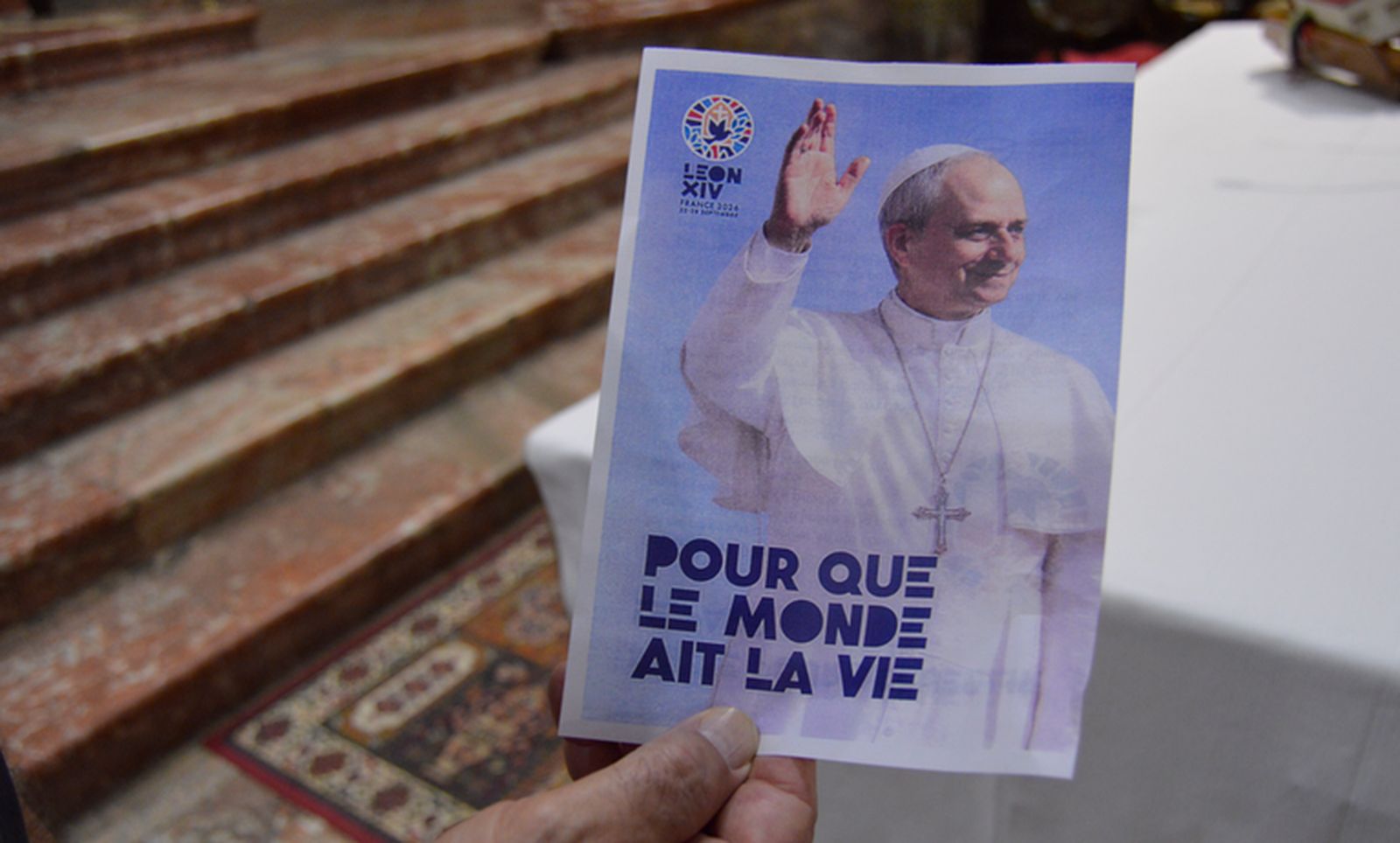 Preparativos para la visita de León XIV a Francia.