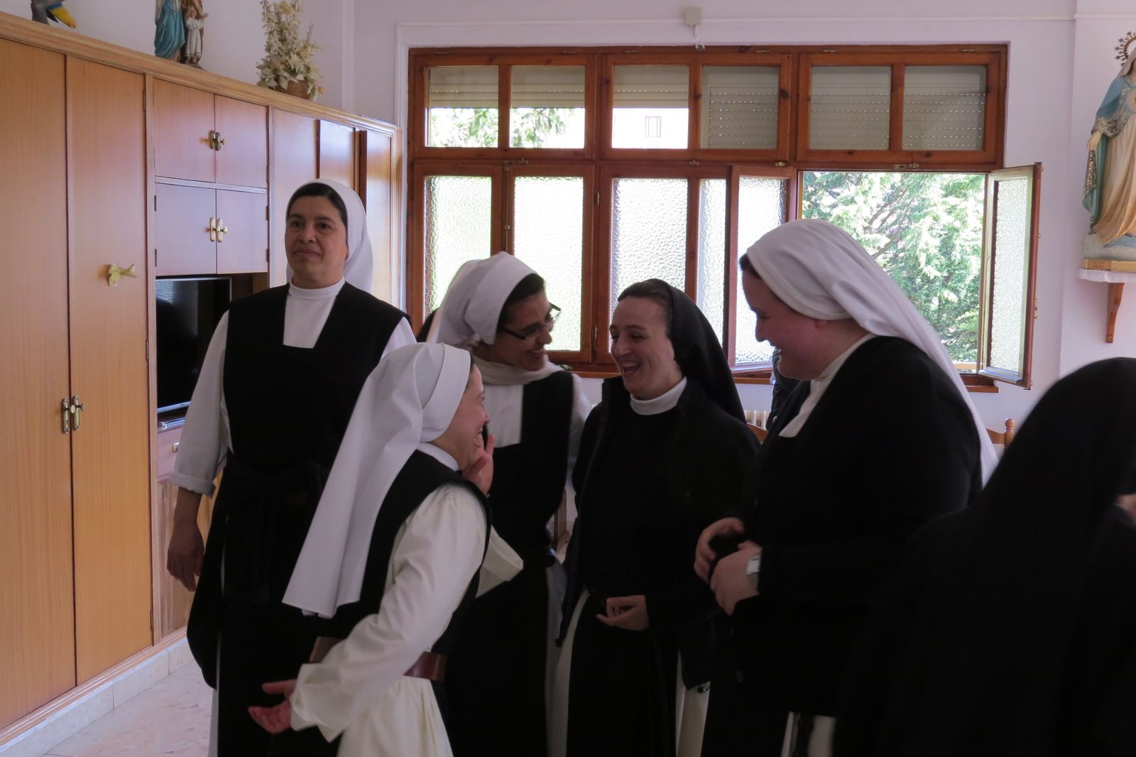 La hermana Rosana Izquierdo del monasterio de San Bernardo de Burgos