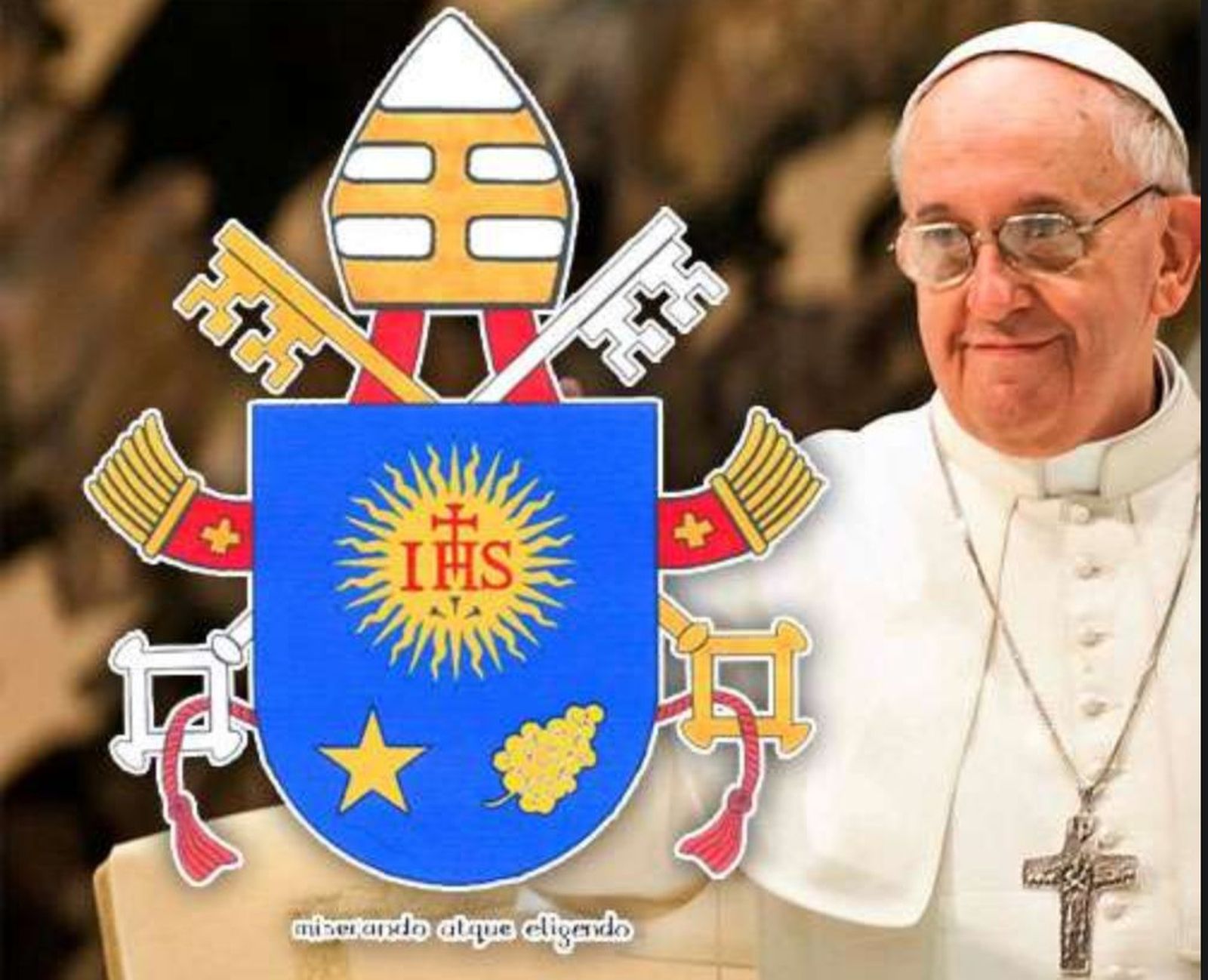 El Papa Francisco tiene un escudo que refleja su personalidad