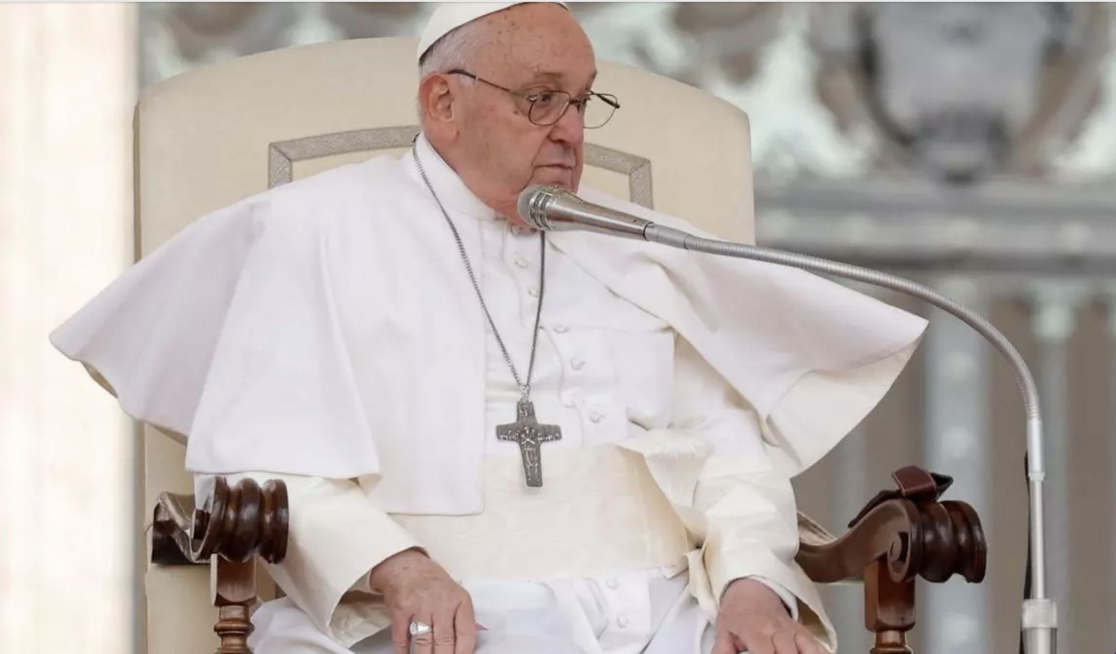 Francisco, en una audiencia