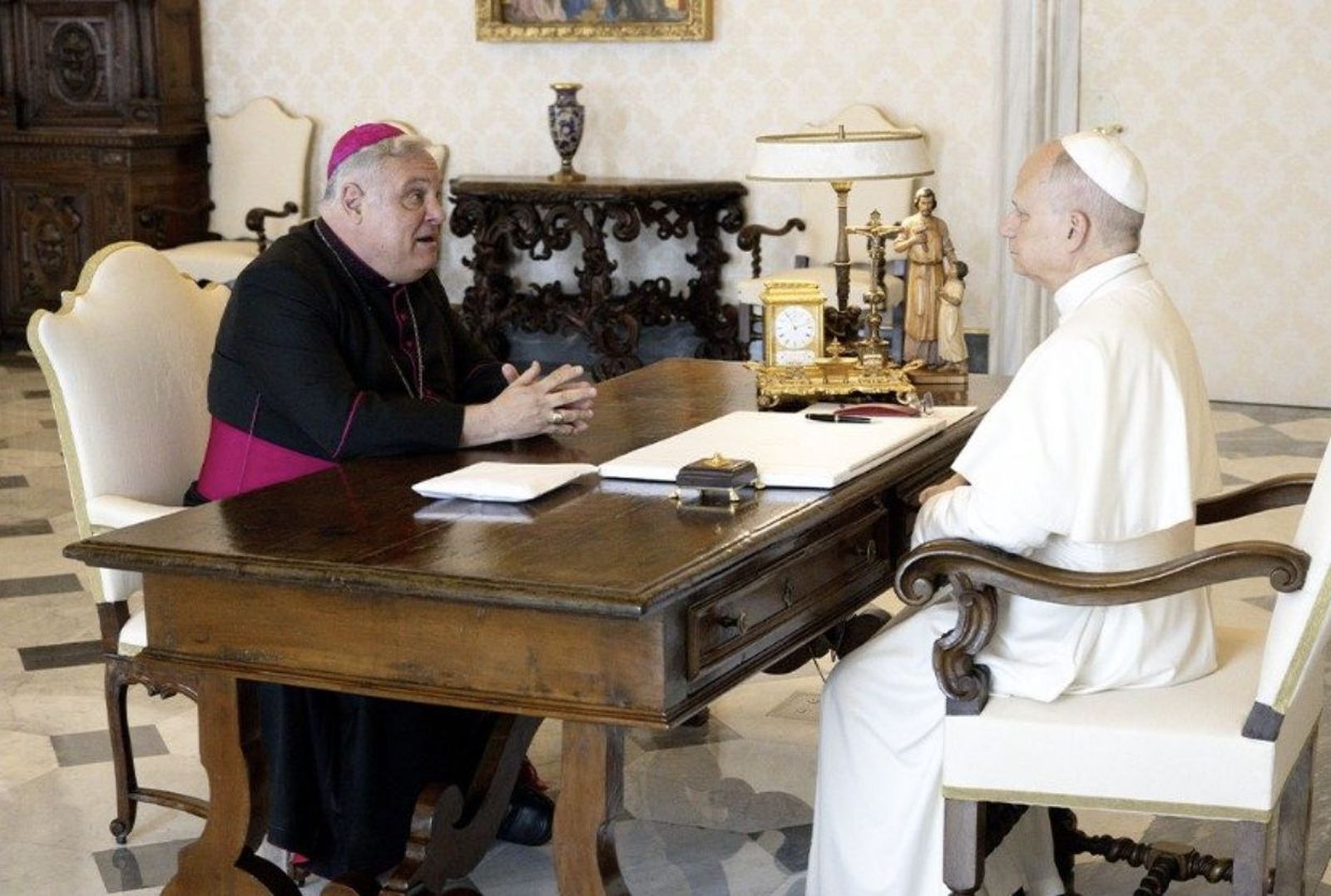 Marcelo Colombo con León XIV