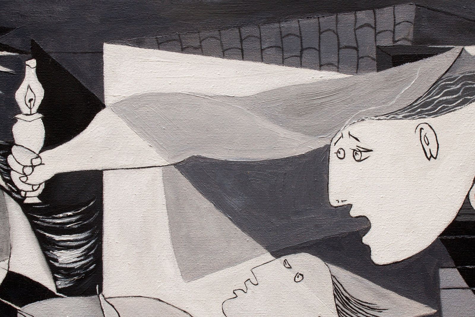 Detalle del 'Guernica'. Pablo Picasso.