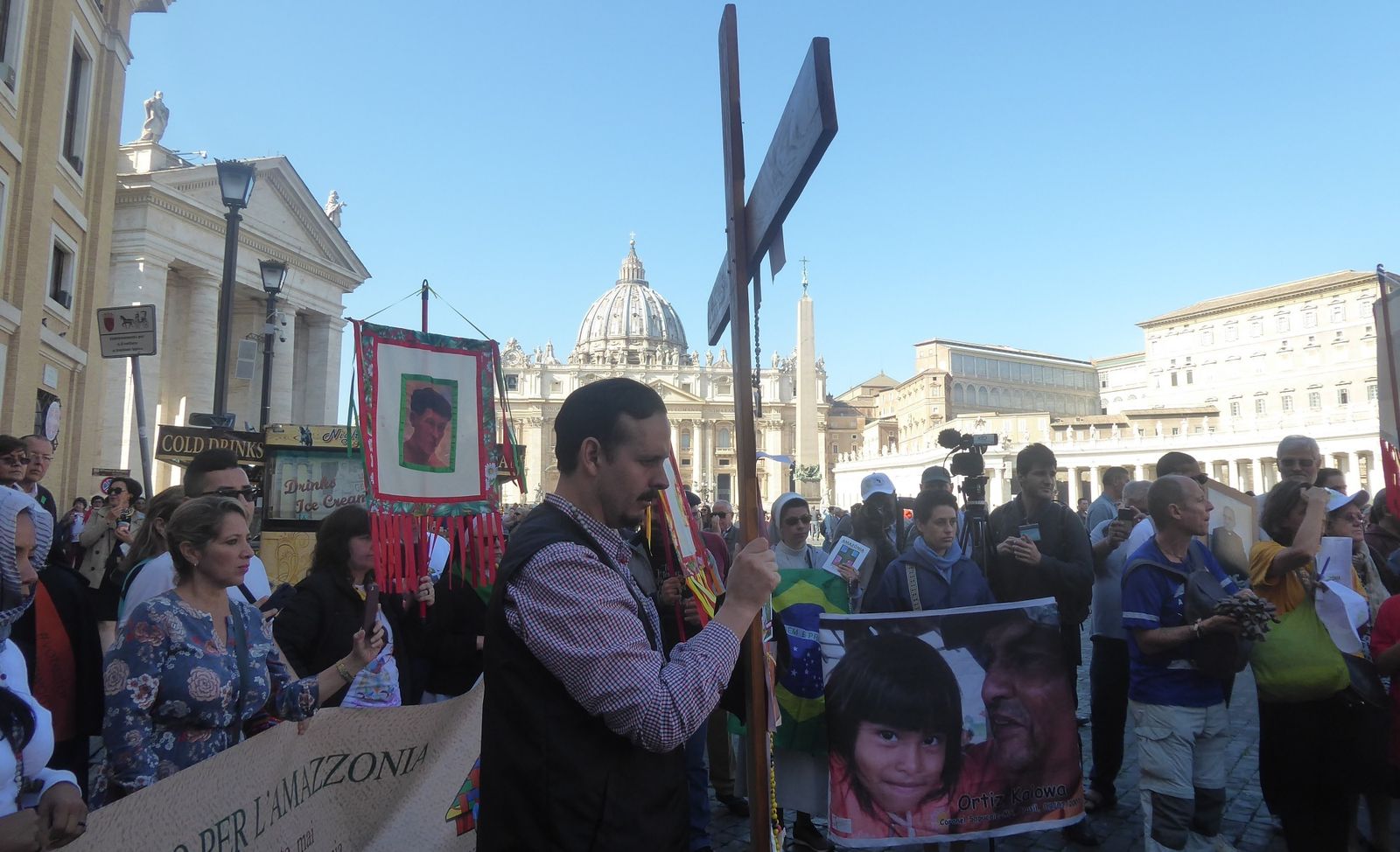Mauricio López durante el Sínodo para la Amazonía