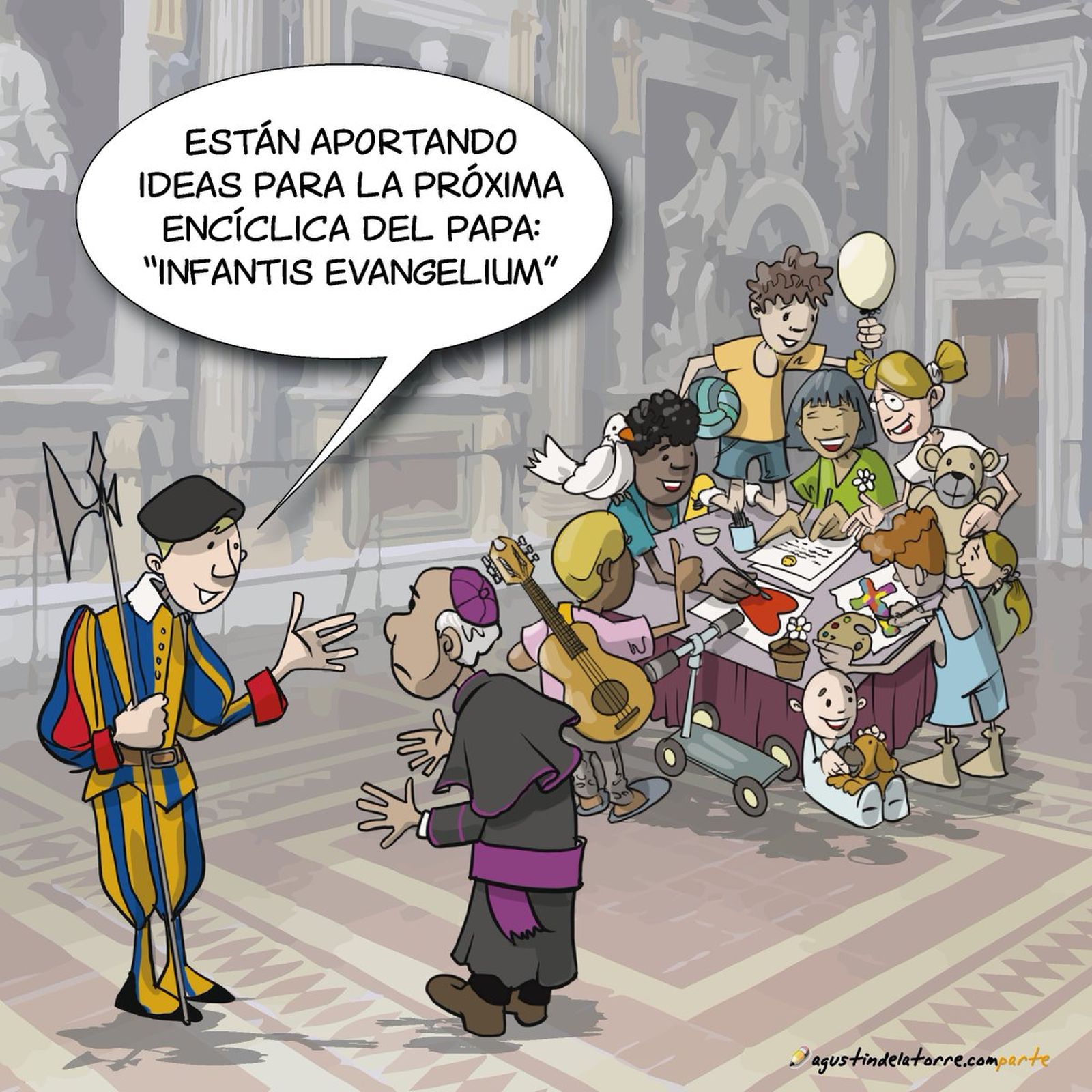 A los pequeños