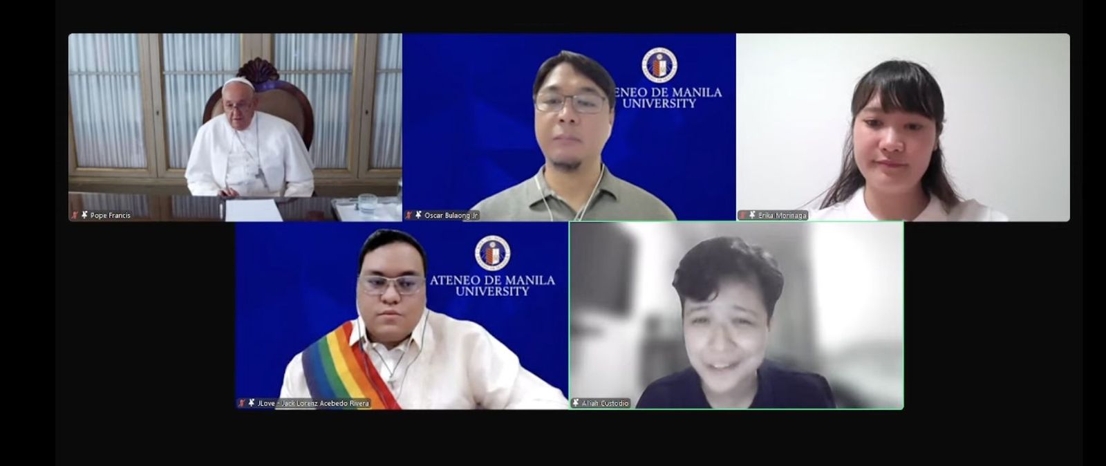 Francisco, con jóvenes del sudeste asiático