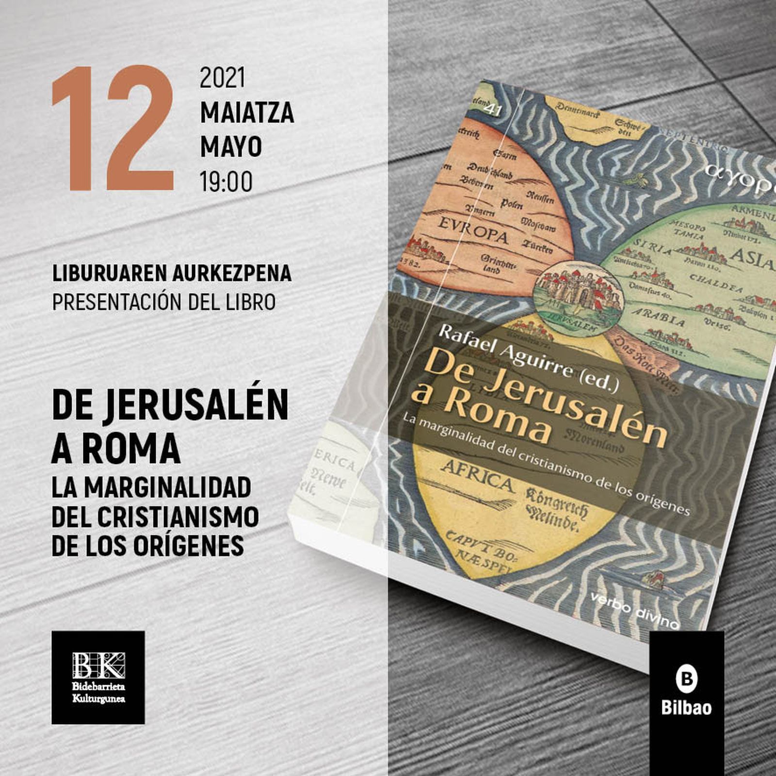 Verbo Divino presenta 'De Jersusalén a Roma. La marginalidad del cristianismo de los orígenes'