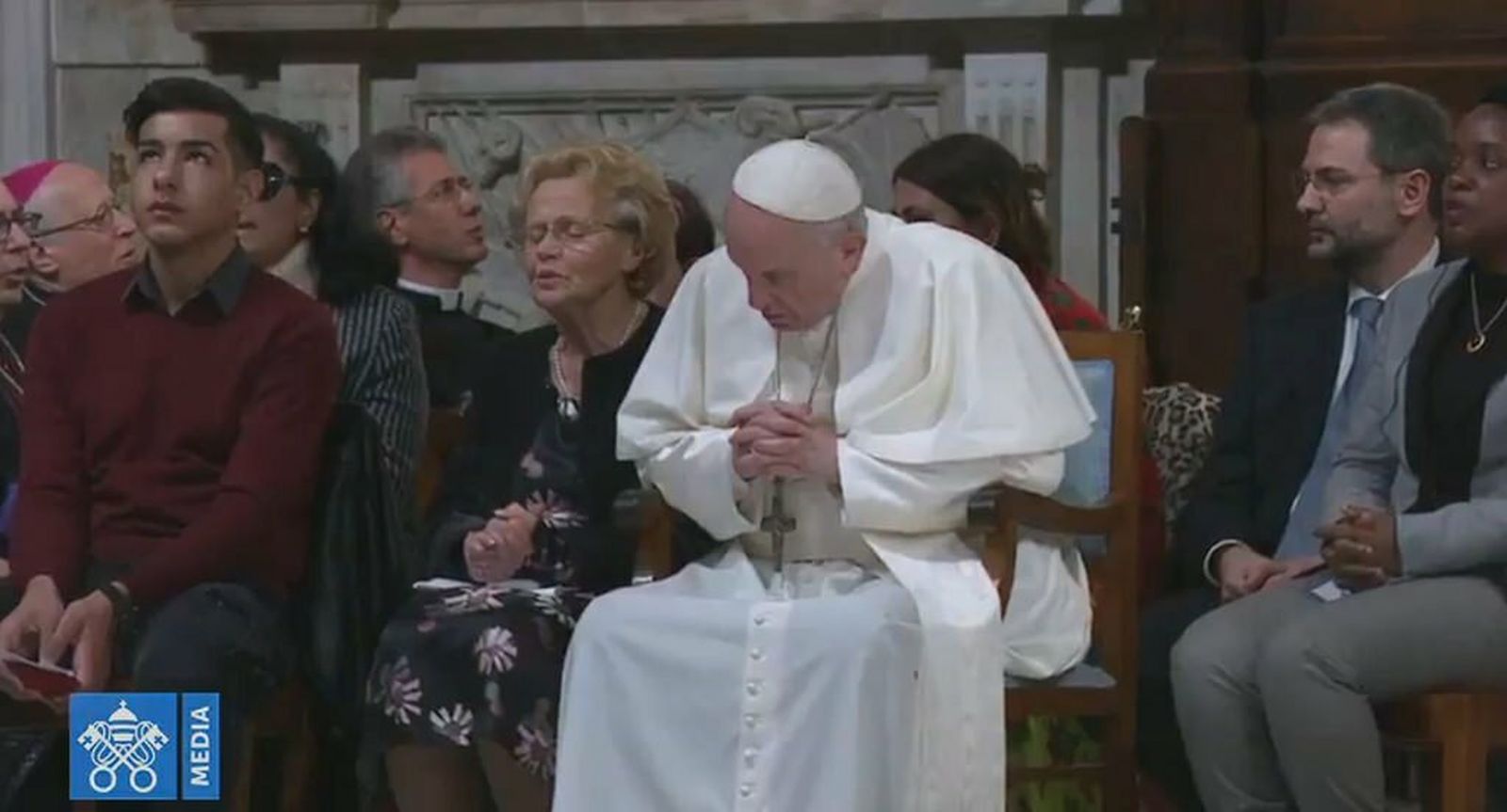 Francisco se encuentra con la Comunidad de Sant'Egidio