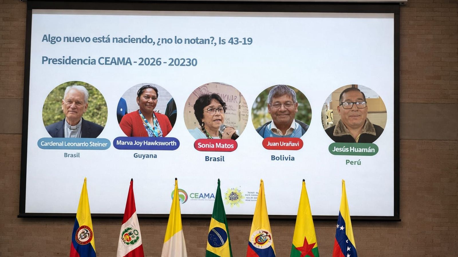 El nuevo equipo de presidencia de CEAMA