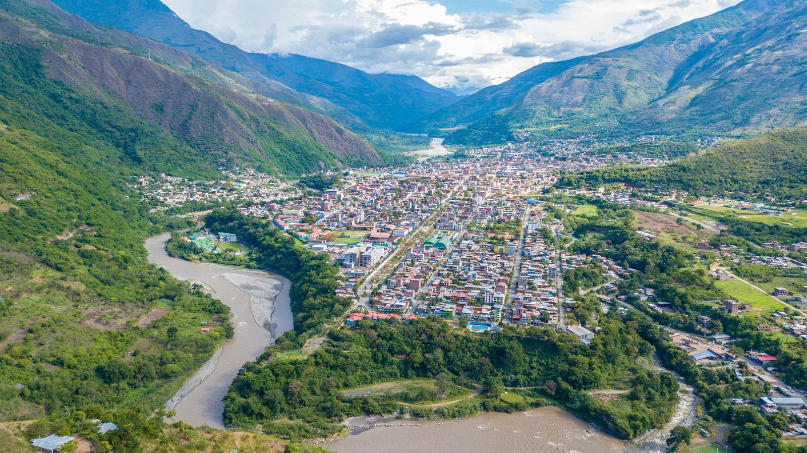 Quillabamba, capital de la provincia La Convención (Cusco, Perú)