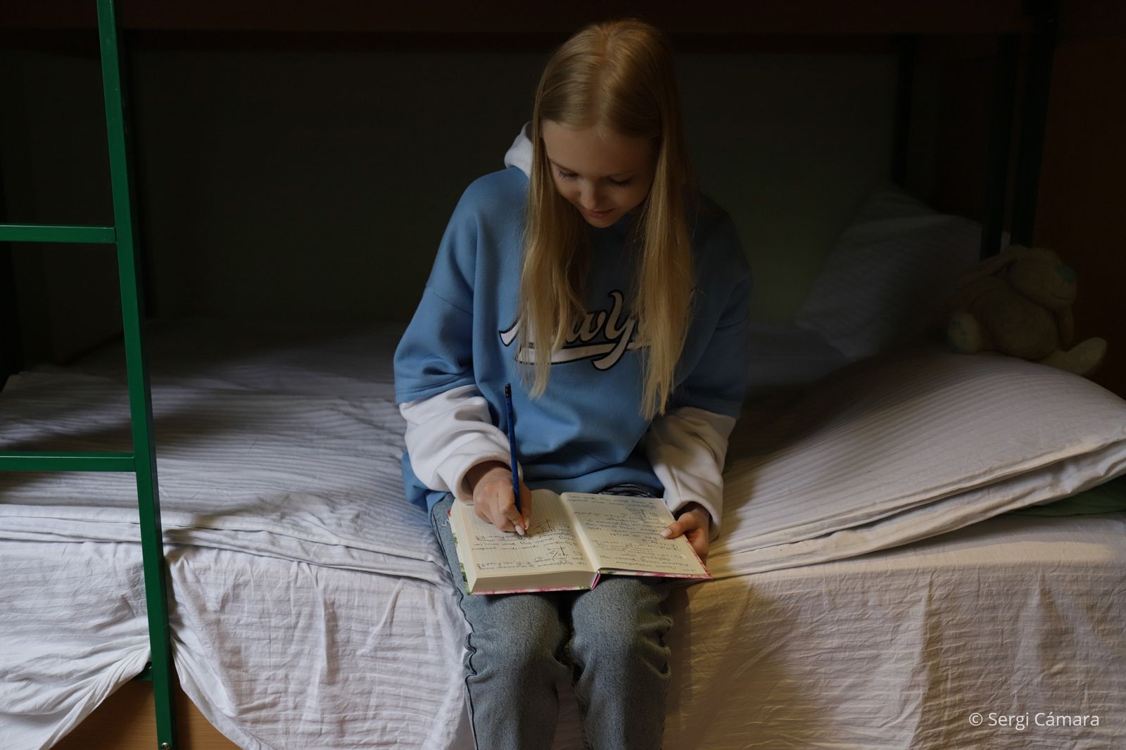 Una niña ucrania en Lviv