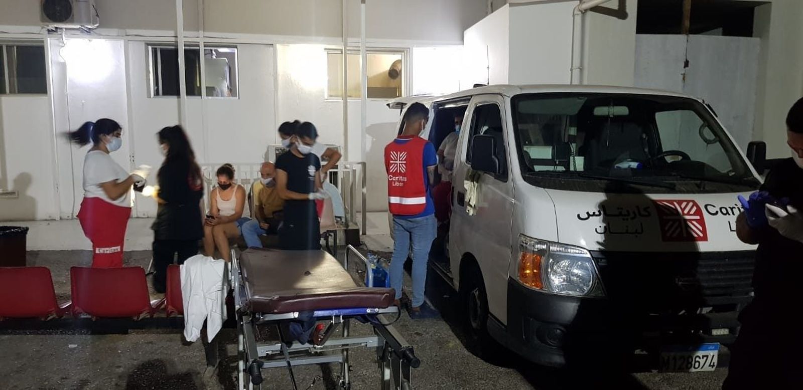 Voluntarios de Cáritas Líbano