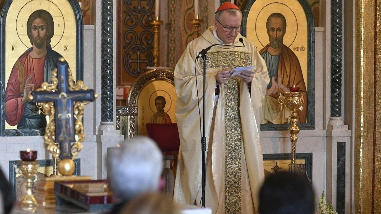 Parolin, en Santa Sofía de Roma