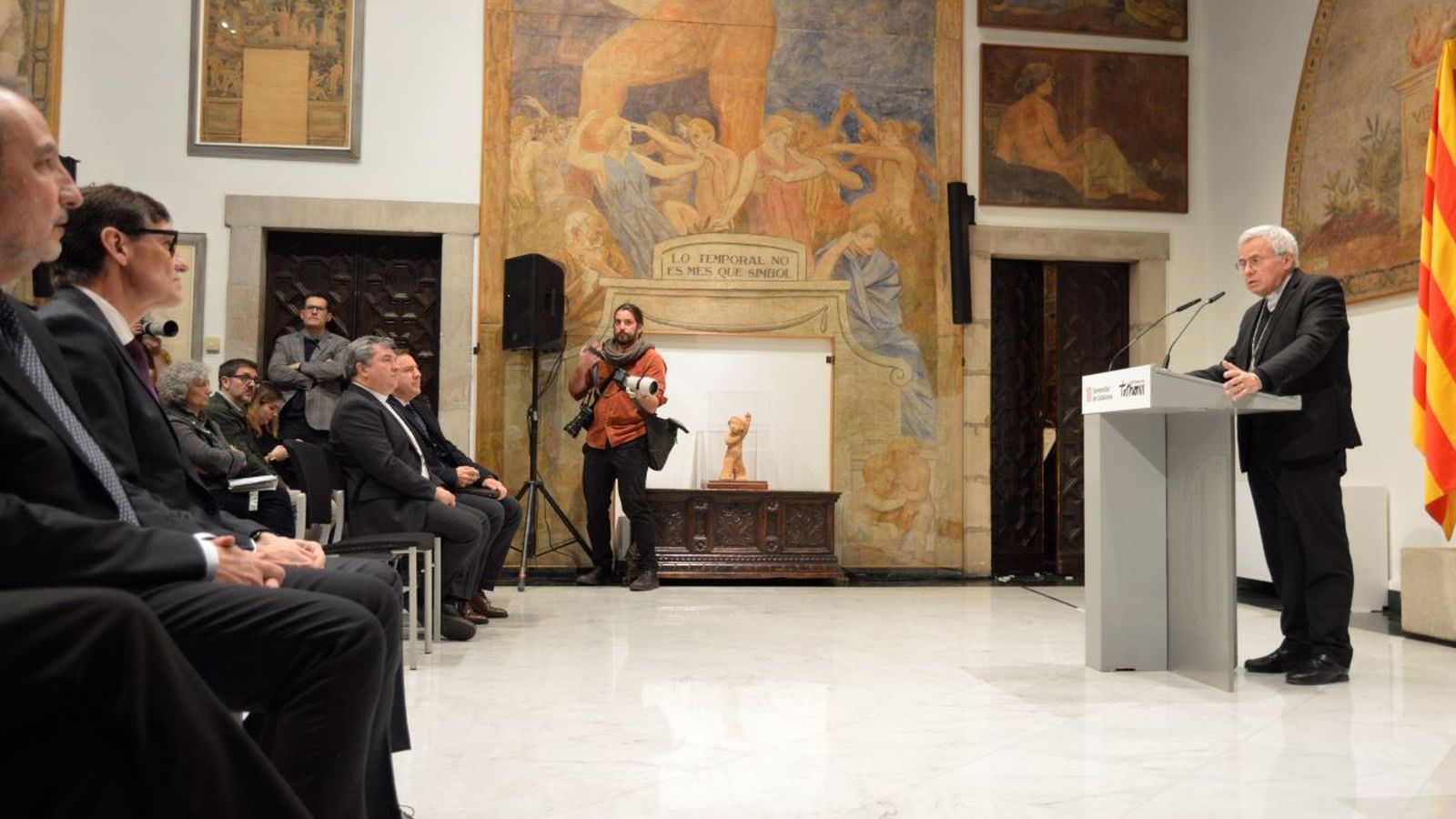 Planellas, durante su intervención.