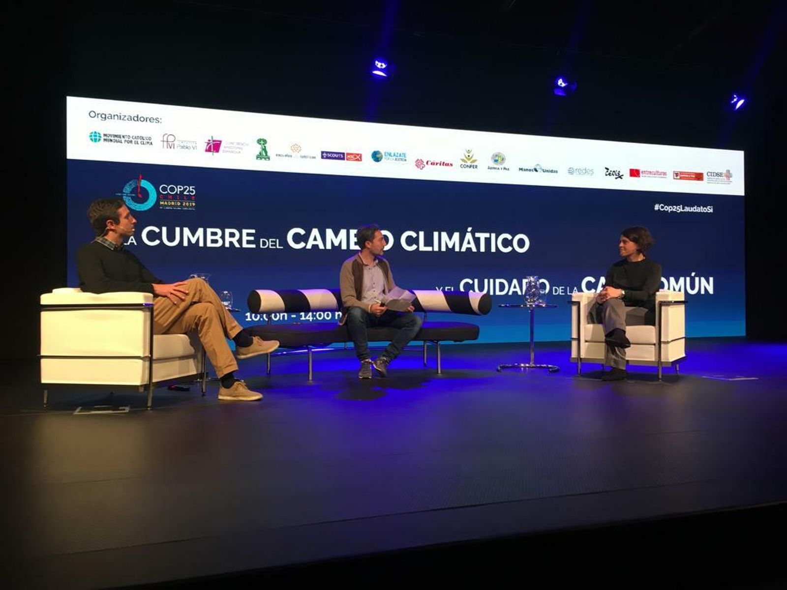 Tomás Insúa y Carmen Valor, en la cumbre católica del clima