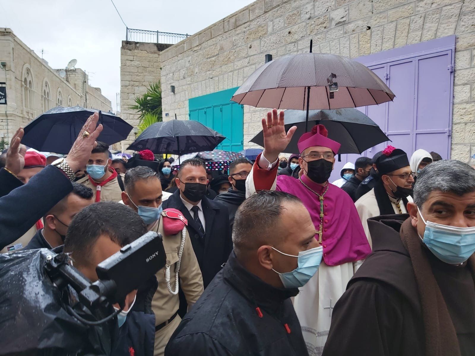 Pizzaballa entra en Belén