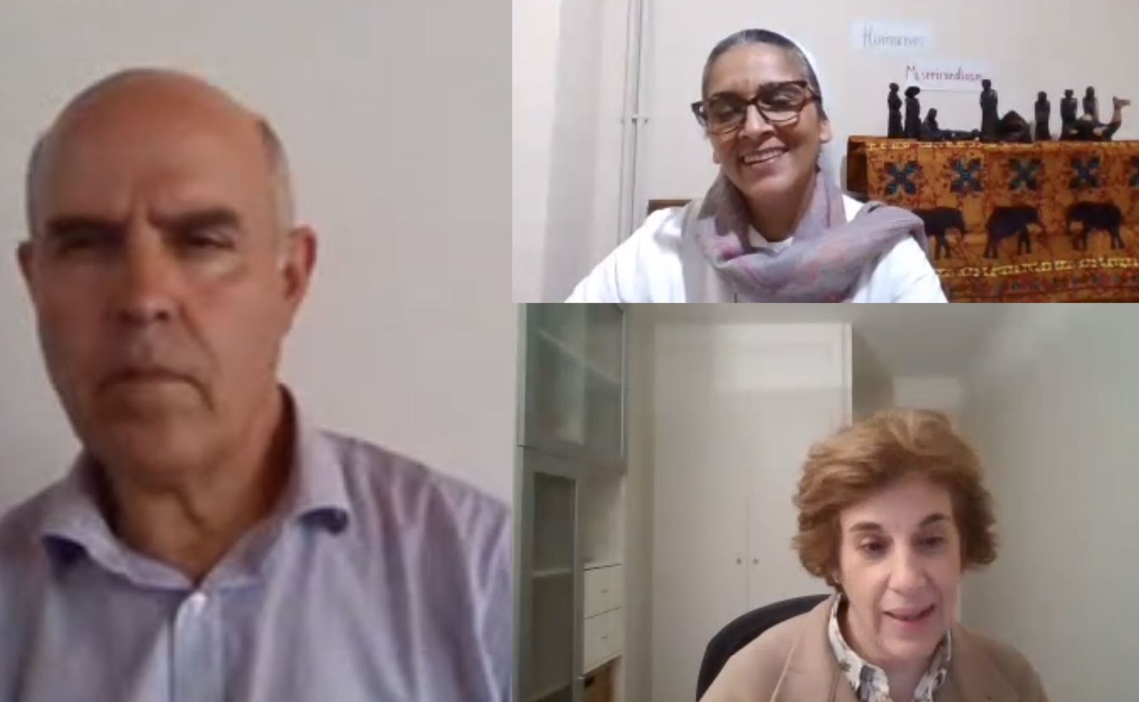 Los participantes en el encuentro