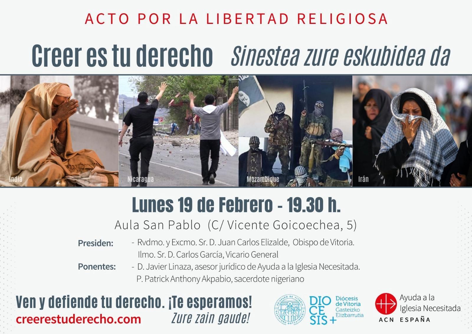 La Iglesia defiende el derecho a ser creyente