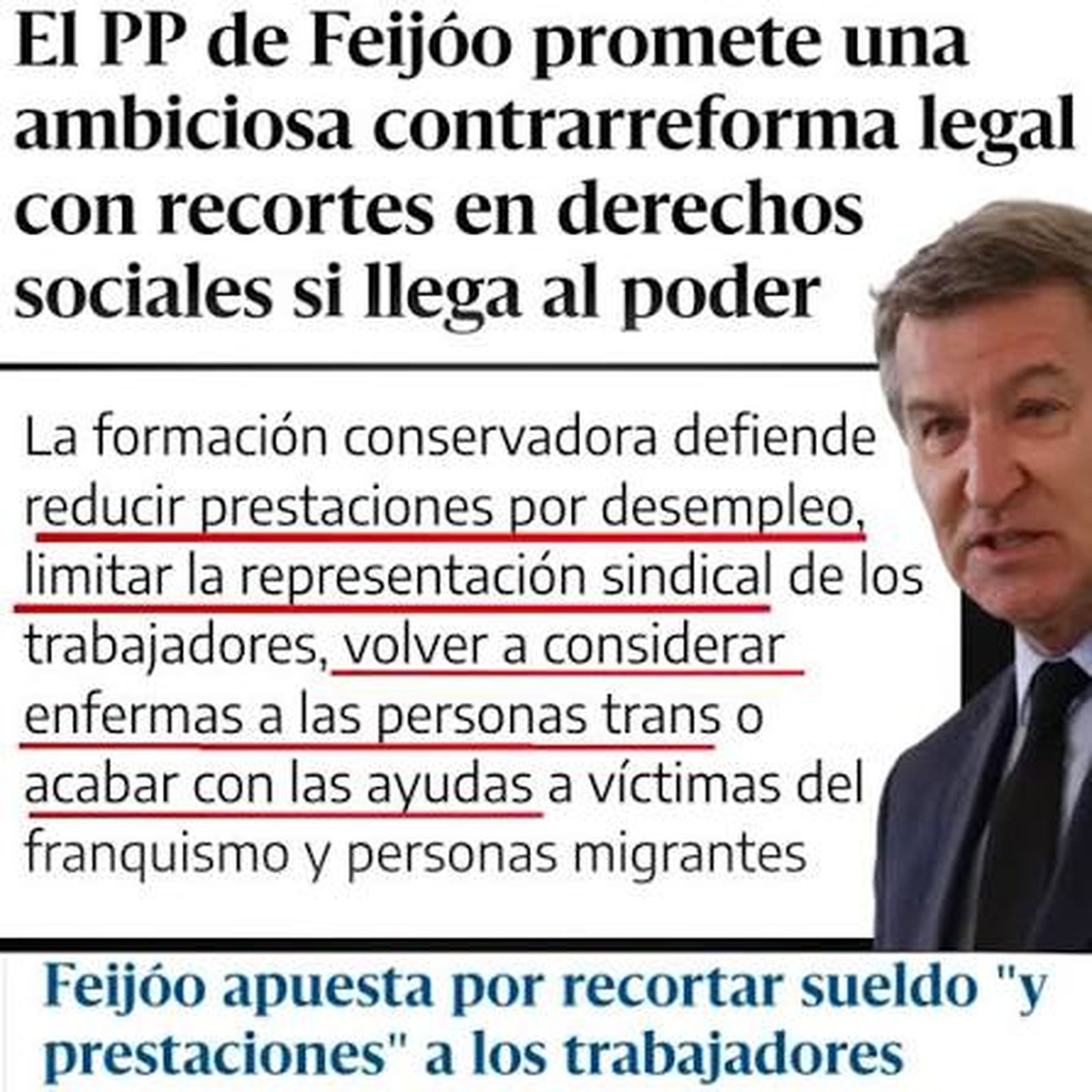 Recortes Feijóo