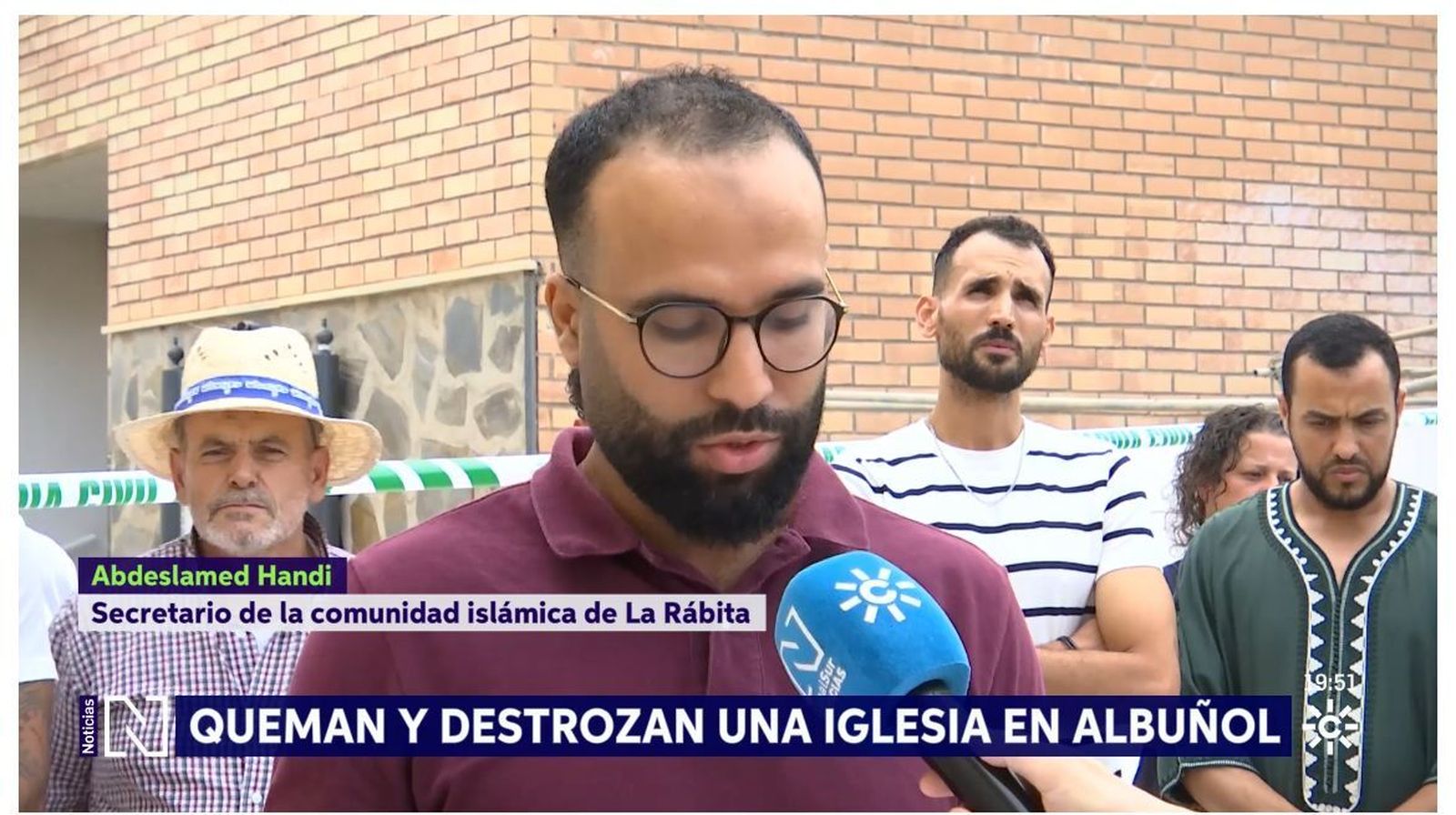 Un miembro de la comunidad islámica de Granada