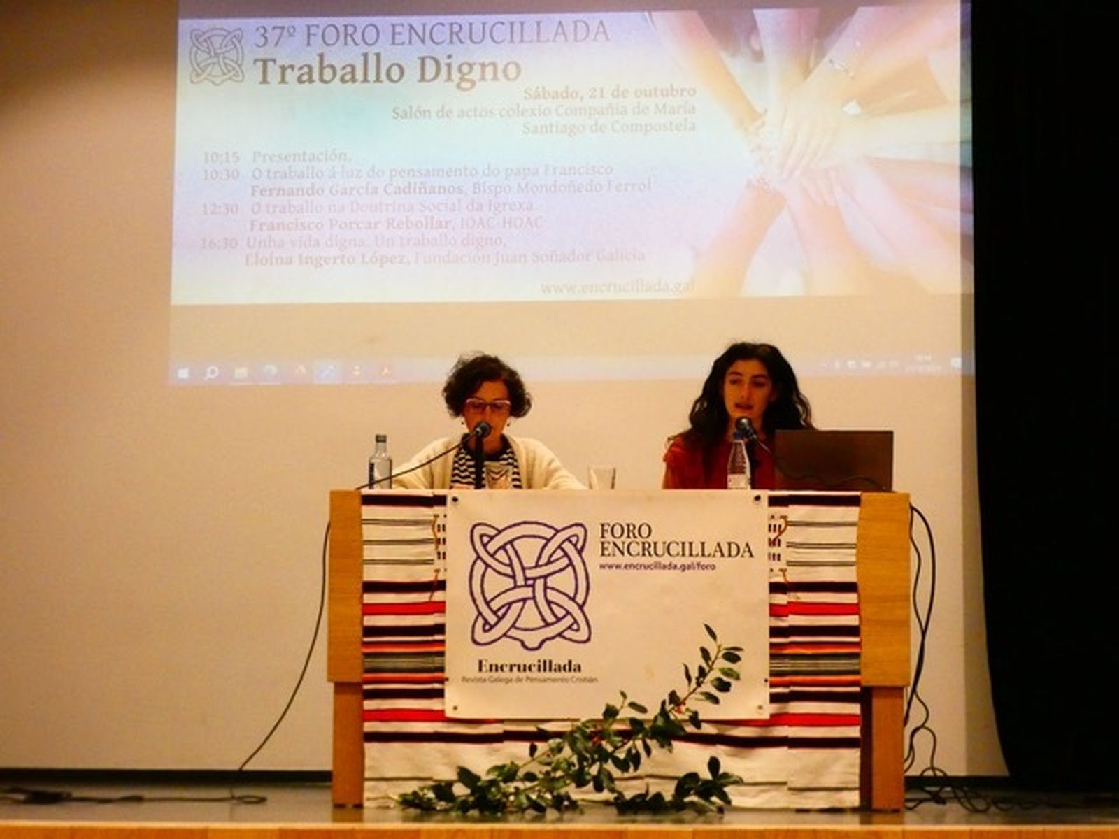 Eloina Ingerto y Clara Baliñas