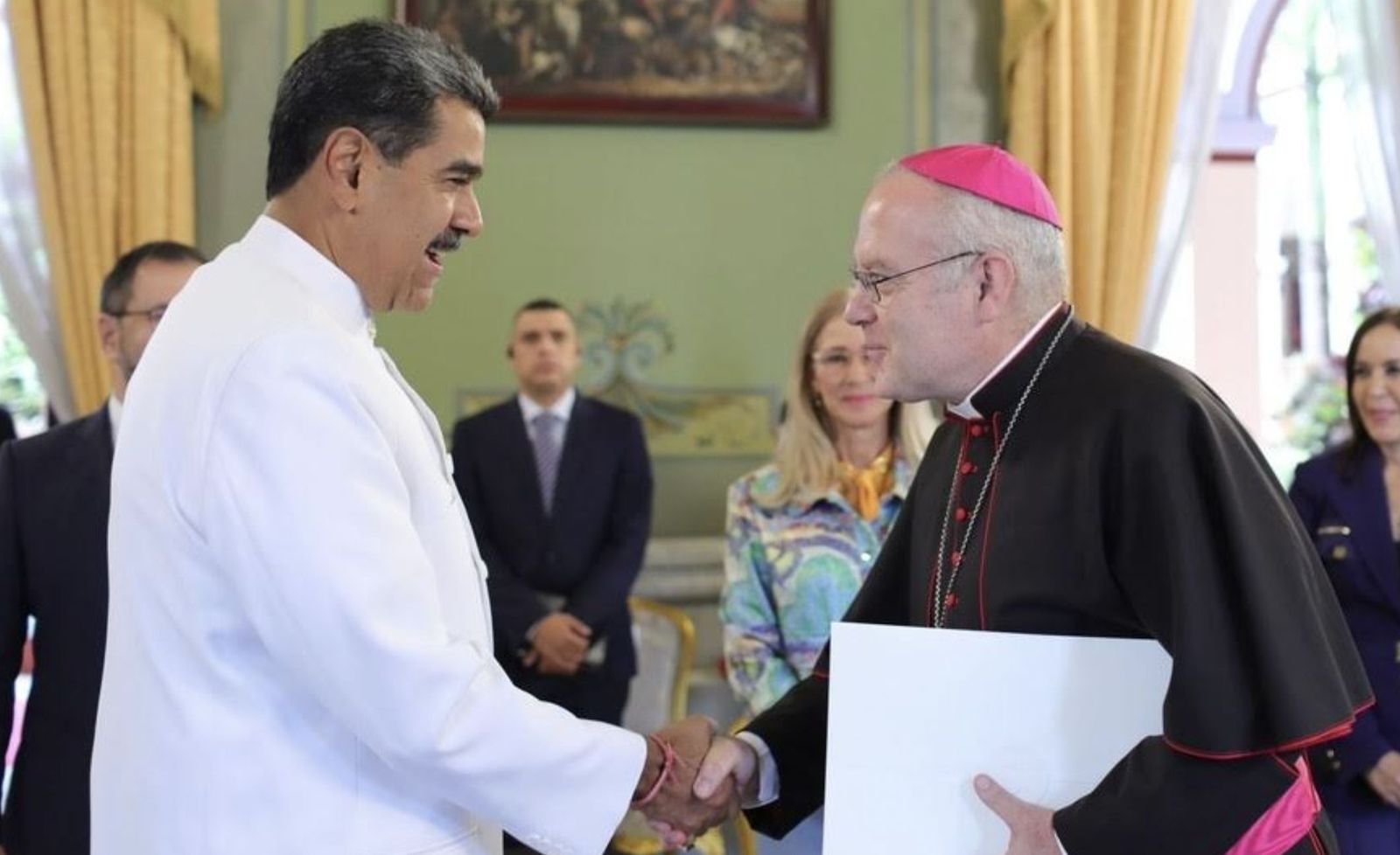 Maduro y el Nuncio Ortega
