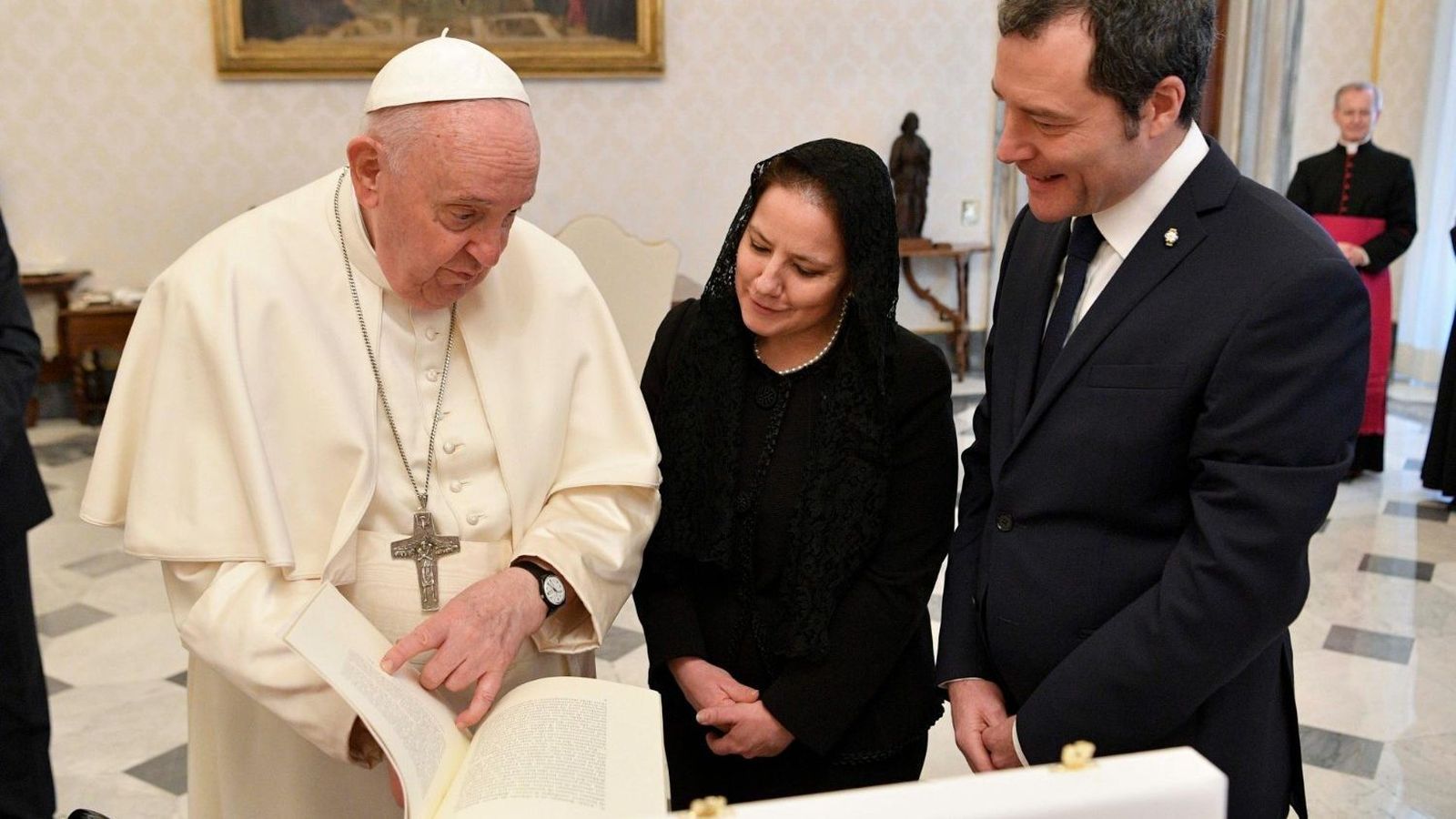 El Papa, con los regentes de San Marino