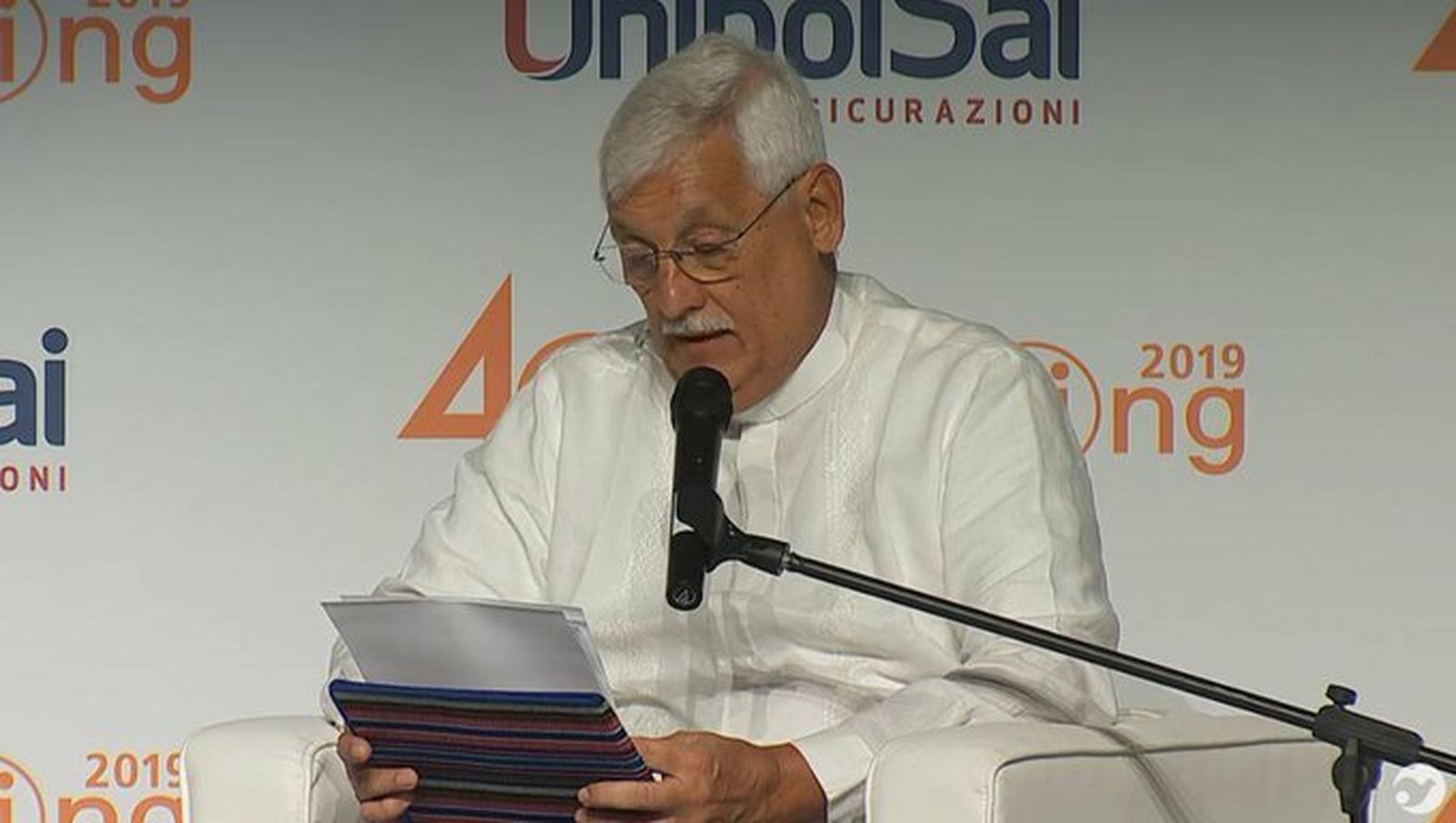 Arturo Sosa, sj., durante el meeting de Rimini