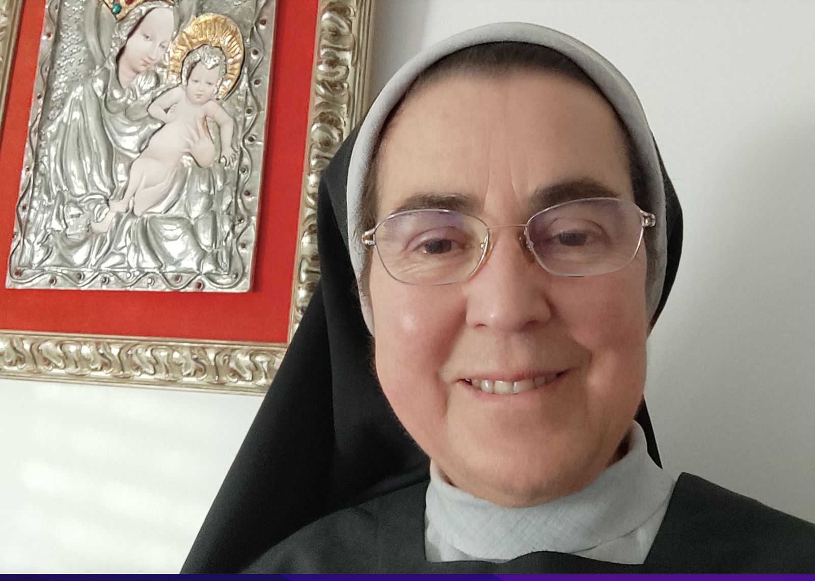 Sor Ernestina, abadesa de las benedictinas de León
