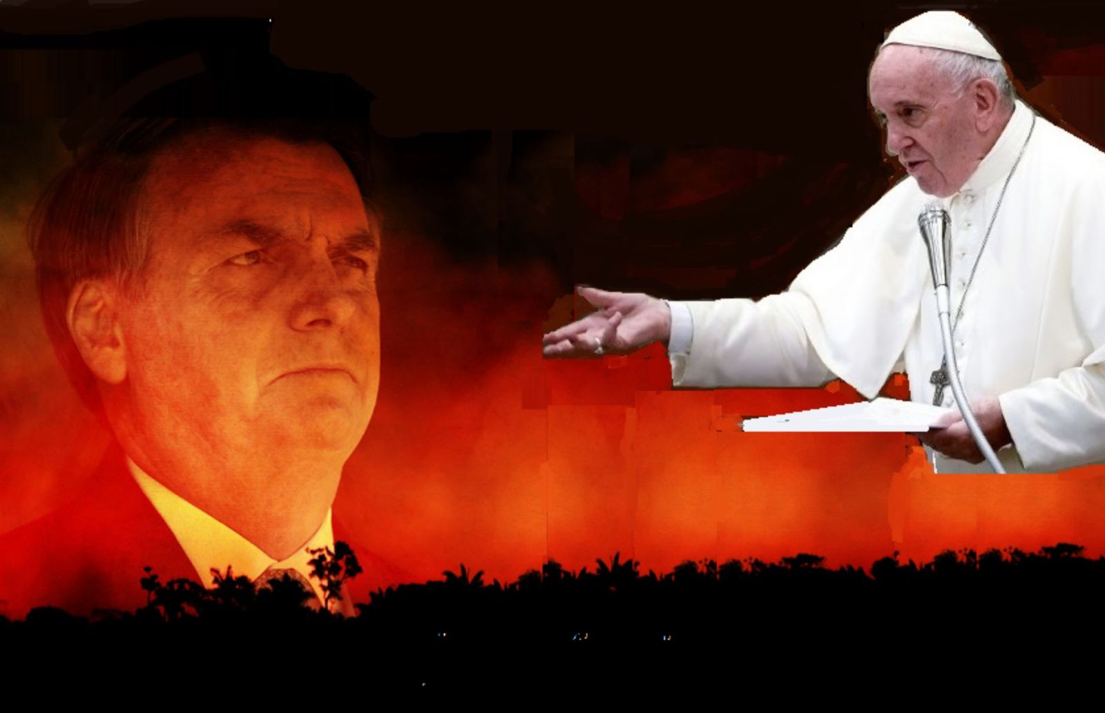 BOlsonaro y el Papa