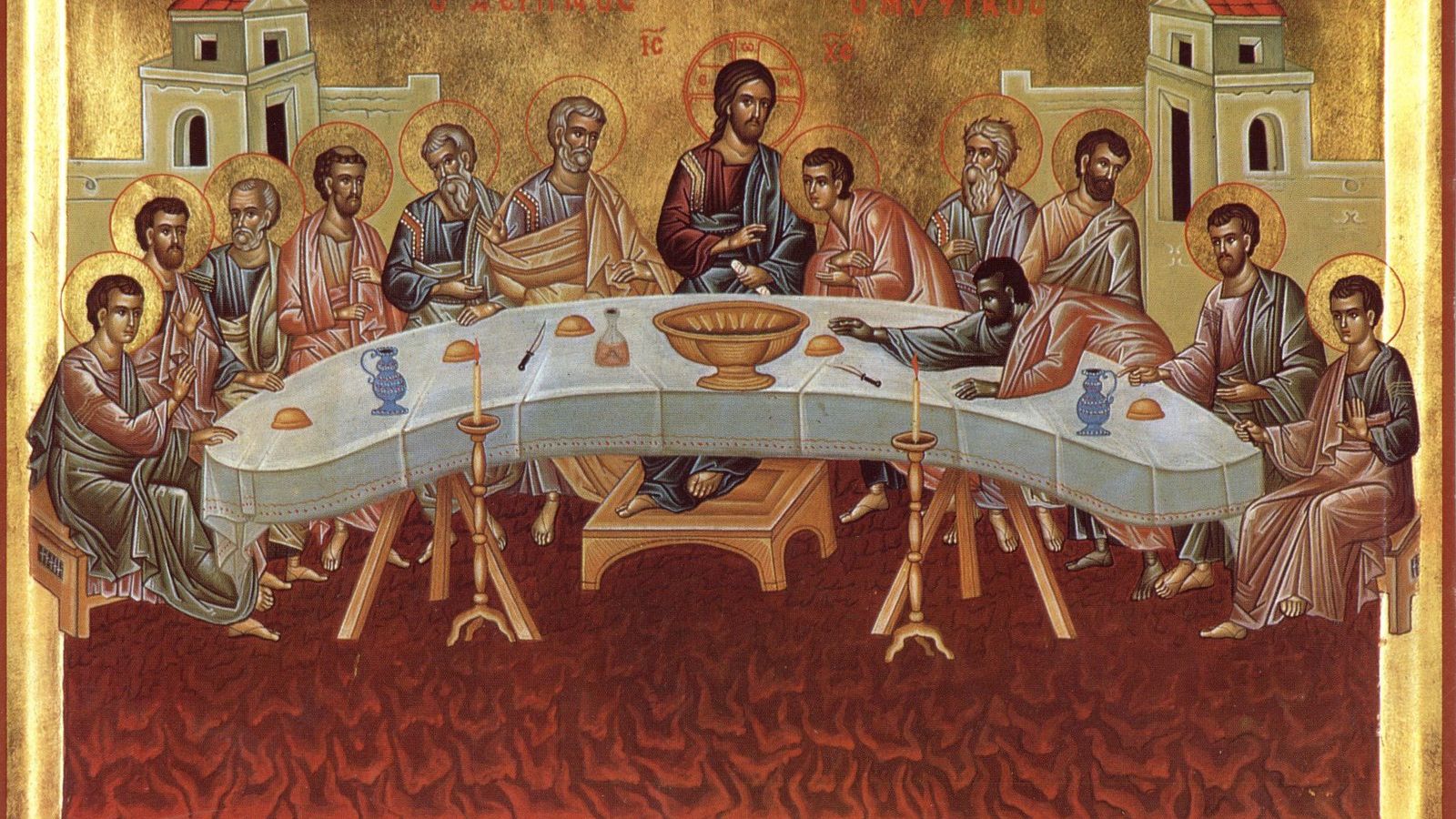 Icono de la Última Cena