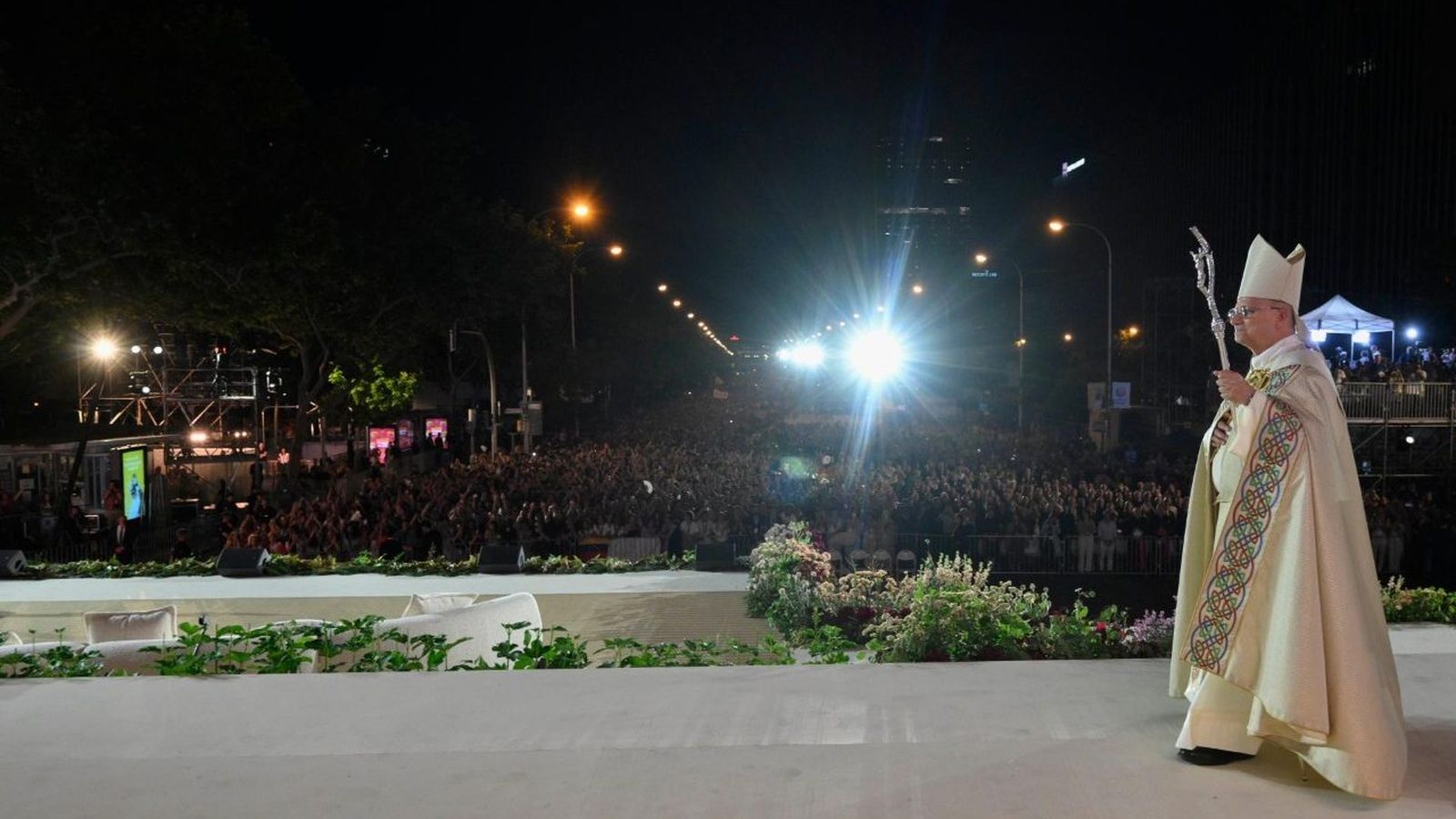 El Papa, en la noche madrileña