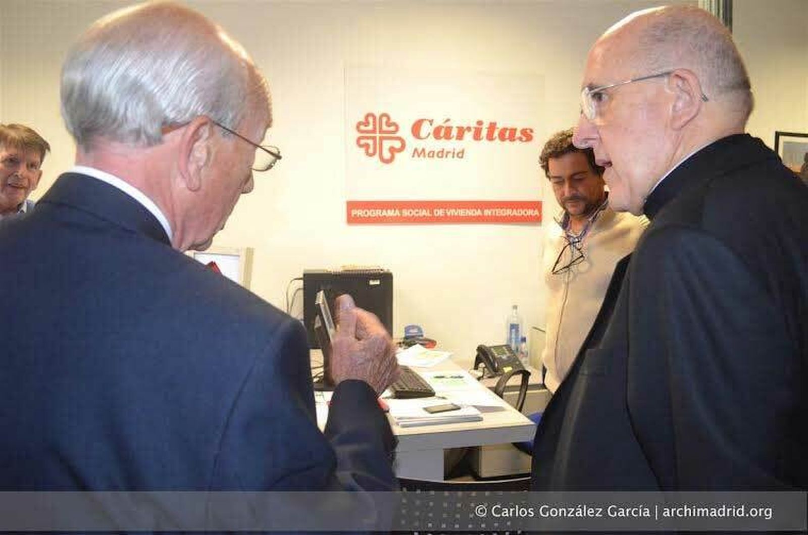 Osoro, en Cáritas Madrid