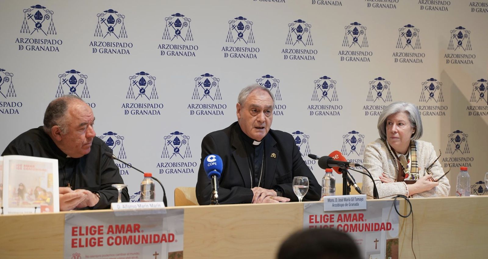 Gil Tamayo, en la presentación de la memoria de Cáritas
