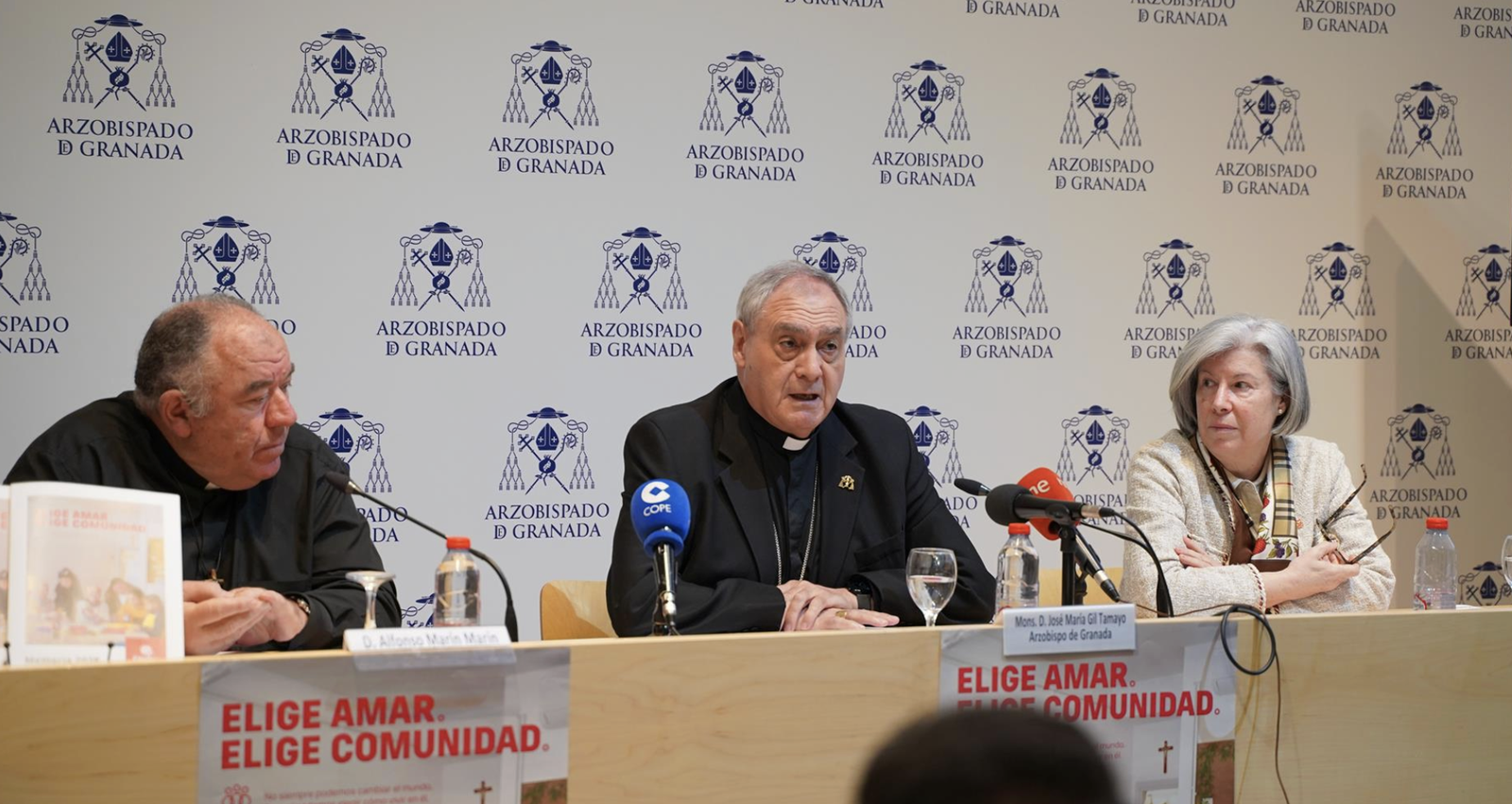 Gil Tamayo, en la presentación de la memoria de Cáritas