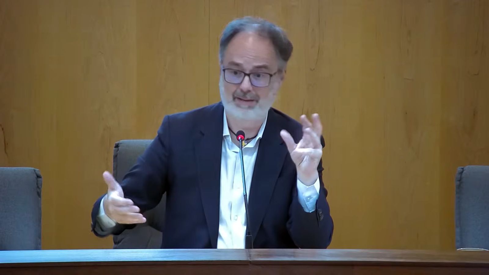 Fernando Vidal en la Casa de la Iglesia de Zaragoza