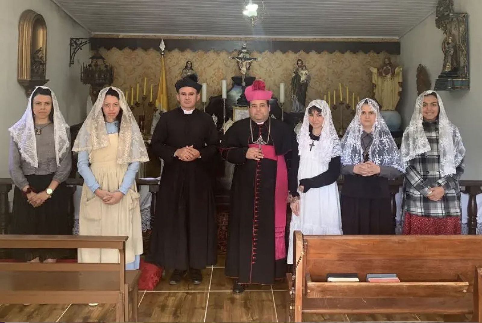 Rodrigo Ribeiro da Silva en una jornda vocacional