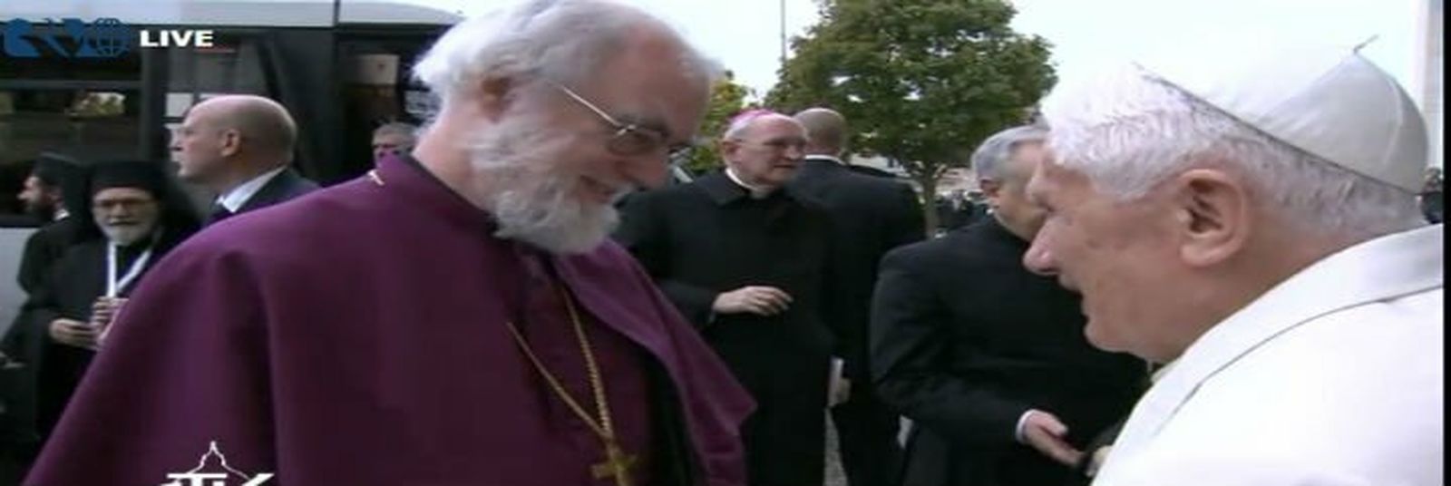 Benedicto XVI, con Rowan Williams
