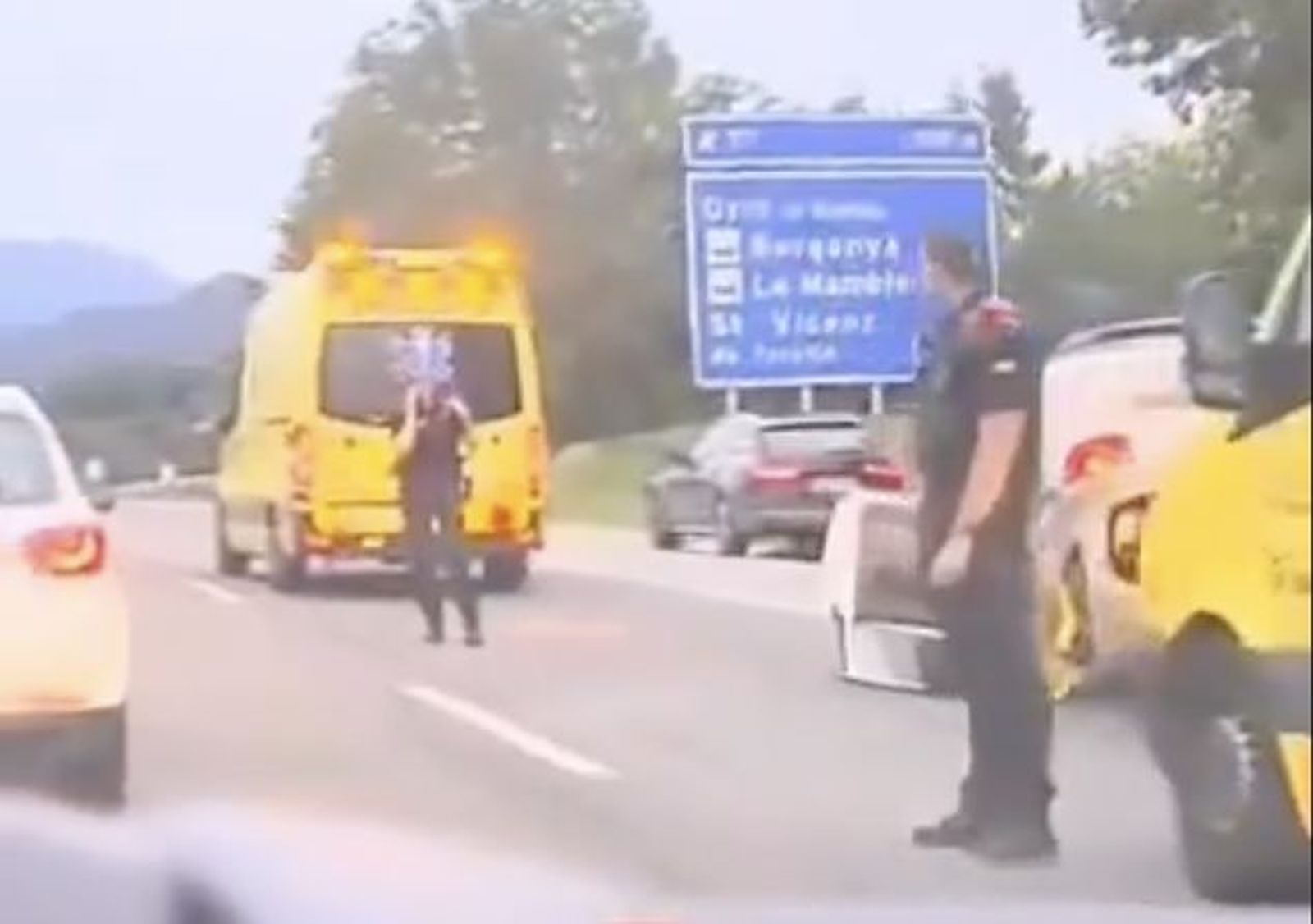 Imágenes del accidente