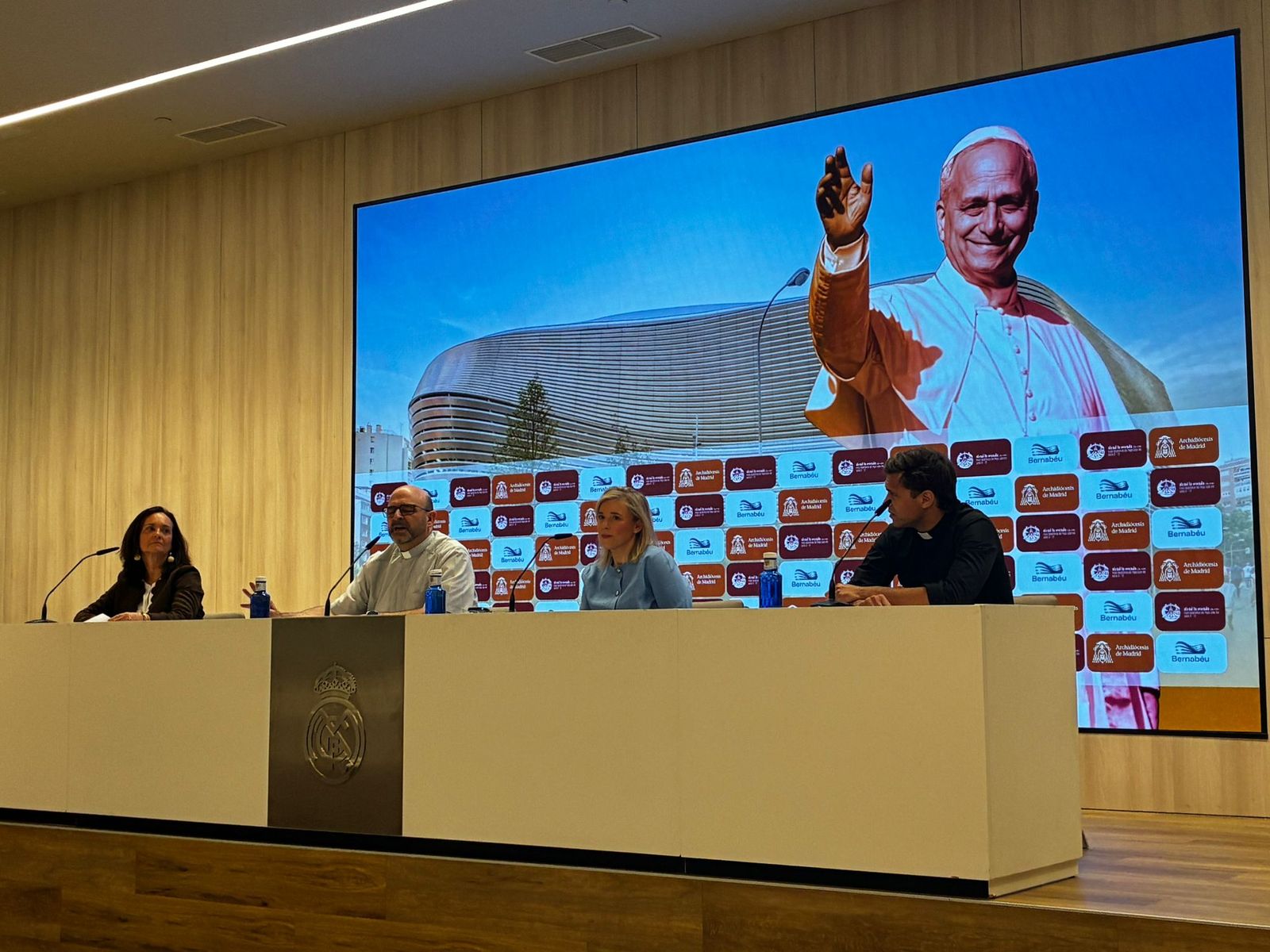 El Papa, en el Bernabéu