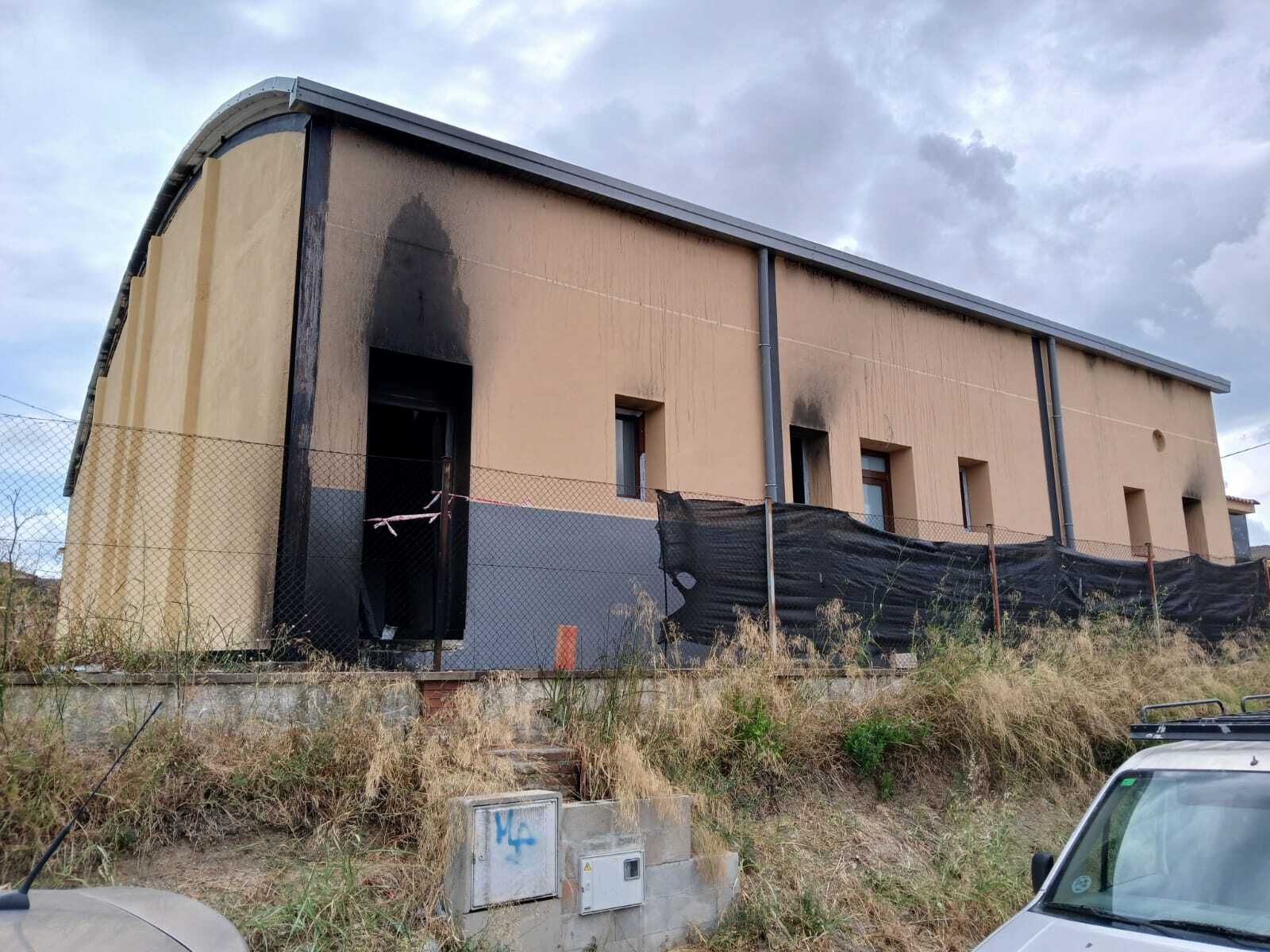 La mezquita incendiada