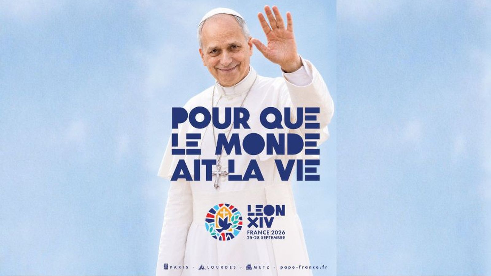 Lema del viaje de León XIV a Francia