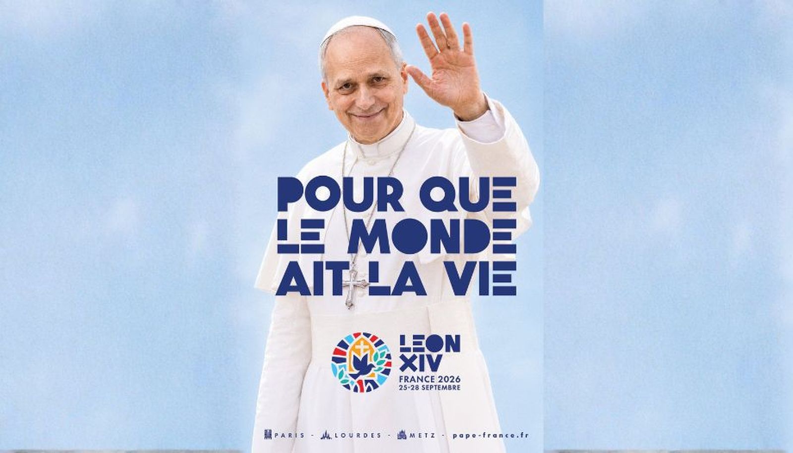 Lema del viaje de León XIV a Francia